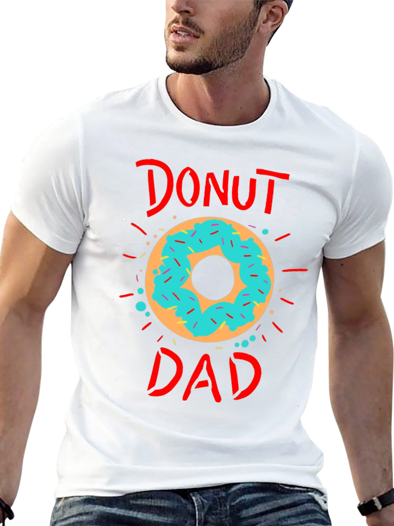 Donut Dad T-Shirt - Fathers Day Tee