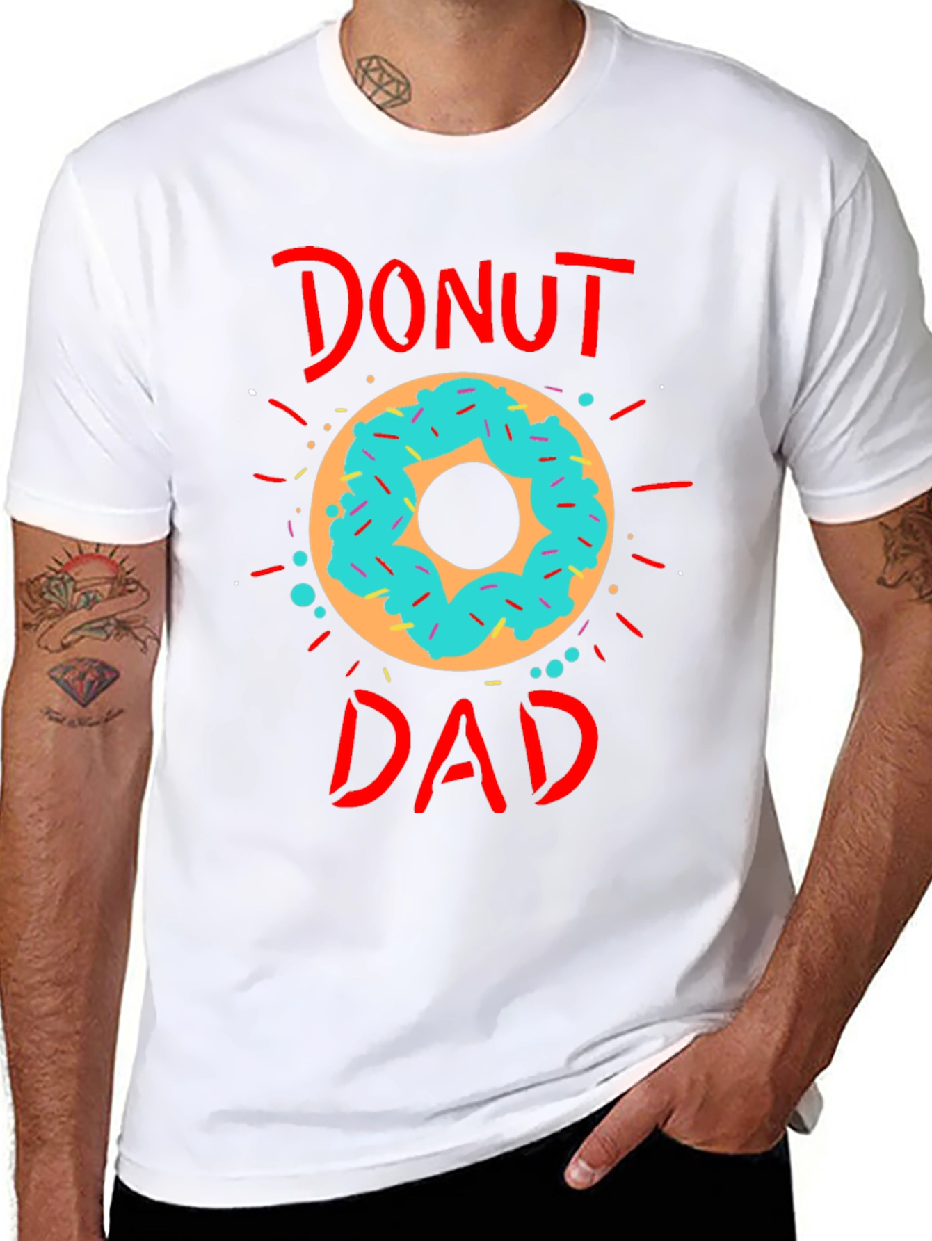 Donut Dad T-Shirt - Fathers Day Tee