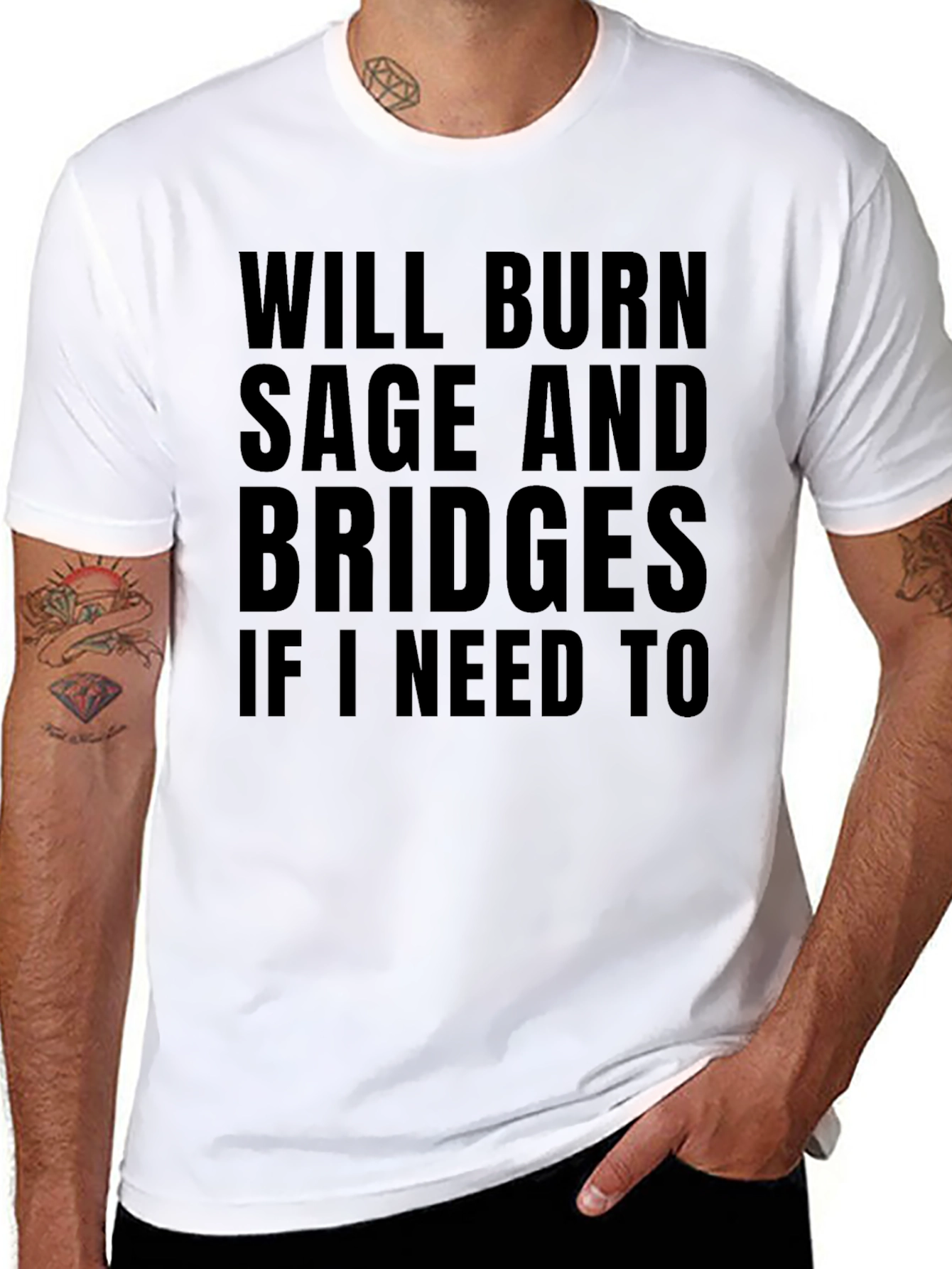 Will Burn Sage and Bridges Tee