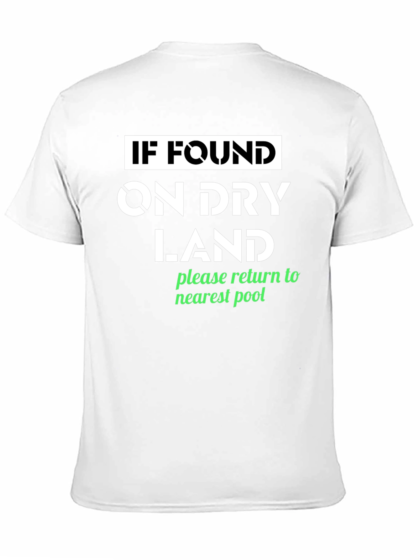 Funny Dry Land Pool T-Shirt