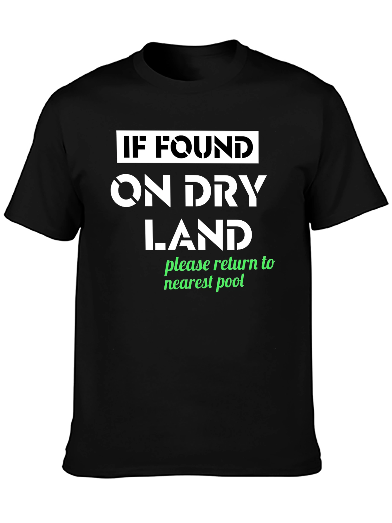 Funny Dry Land Pool T-Shirt