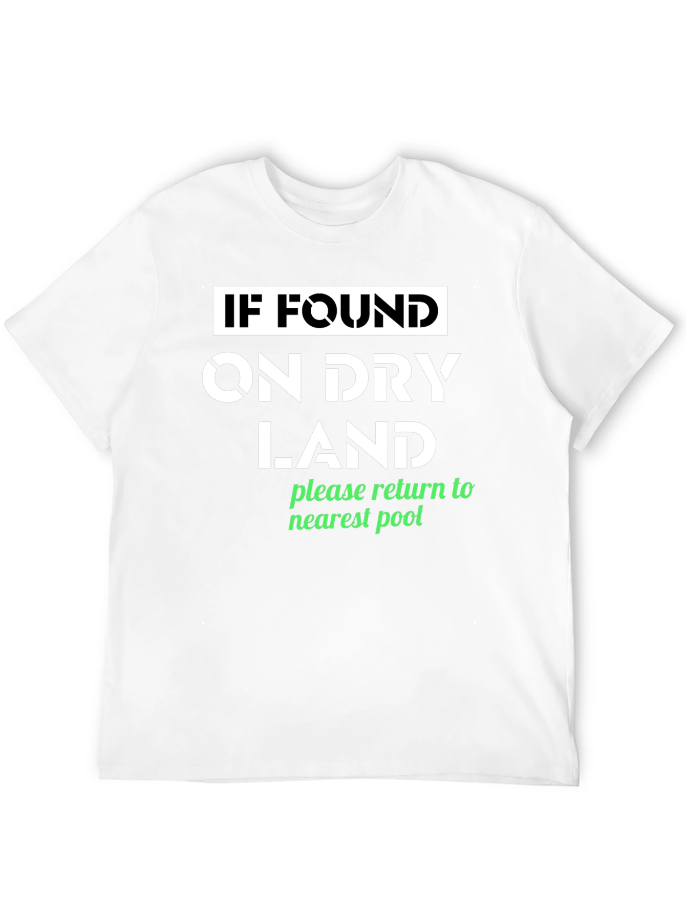Funny Dry Land Pool T-Shirt