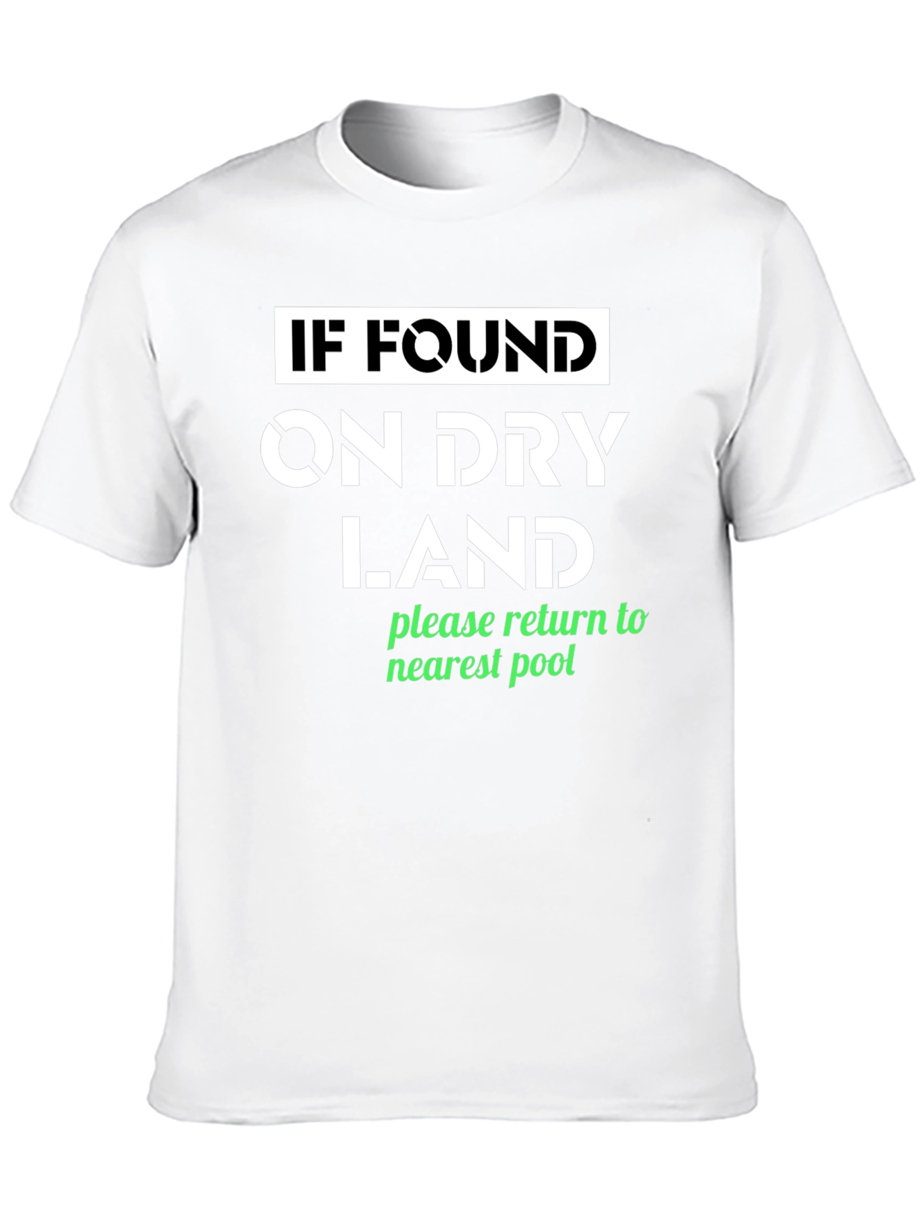 Funny Dry Land Pool T-Shirt
