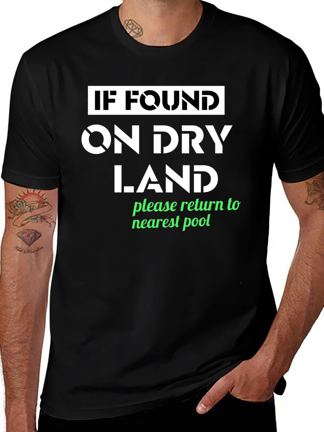 Funny Dry Land Pool T-Shirt