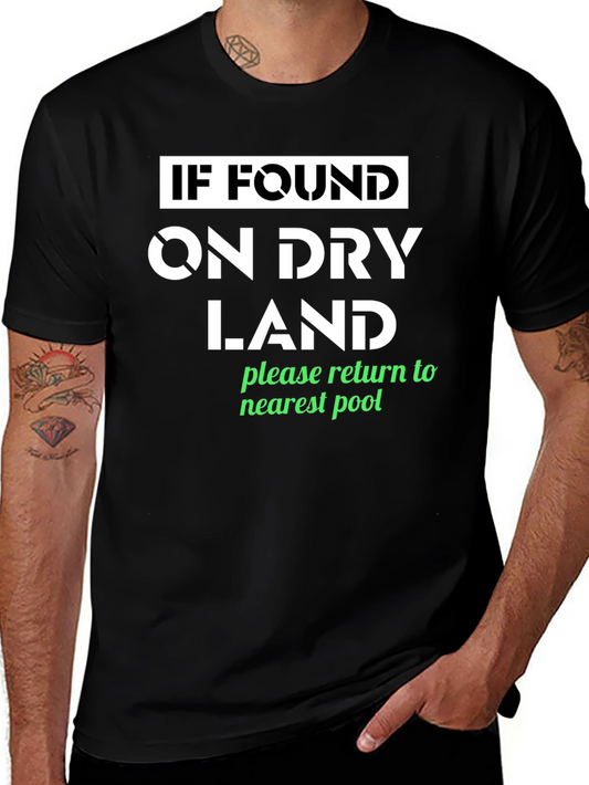 Funny Dry Land Pool T-Shirt