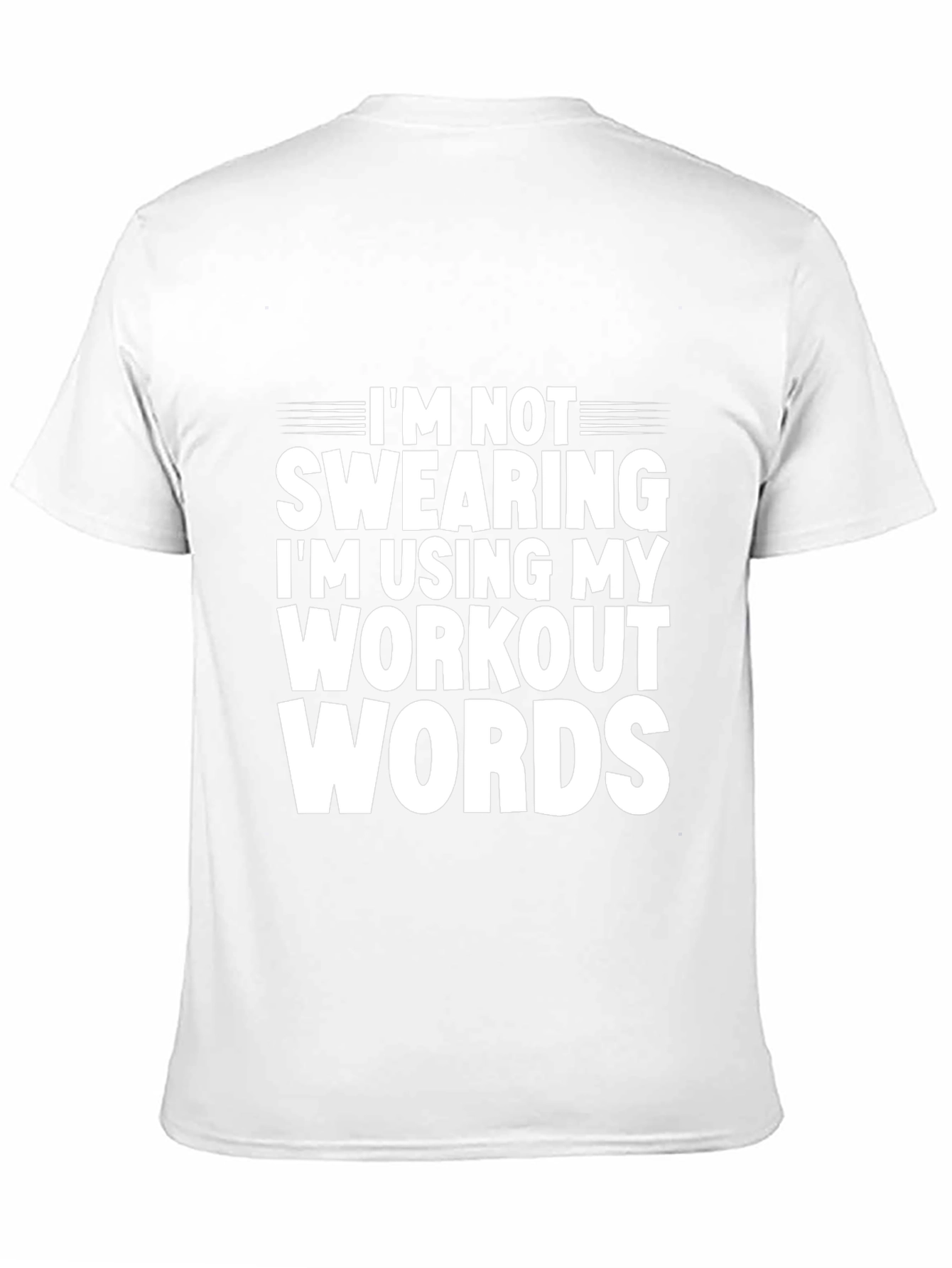 Workout Words Graphic Tee - Black