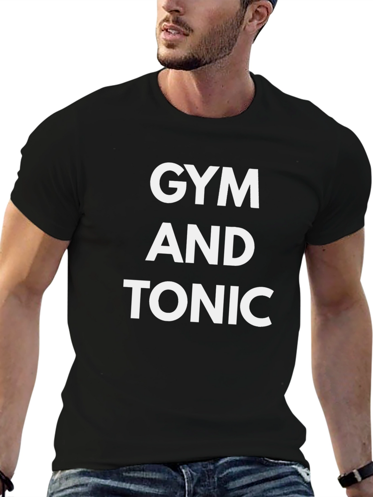 Gym and Tonic Black T-Shirt
