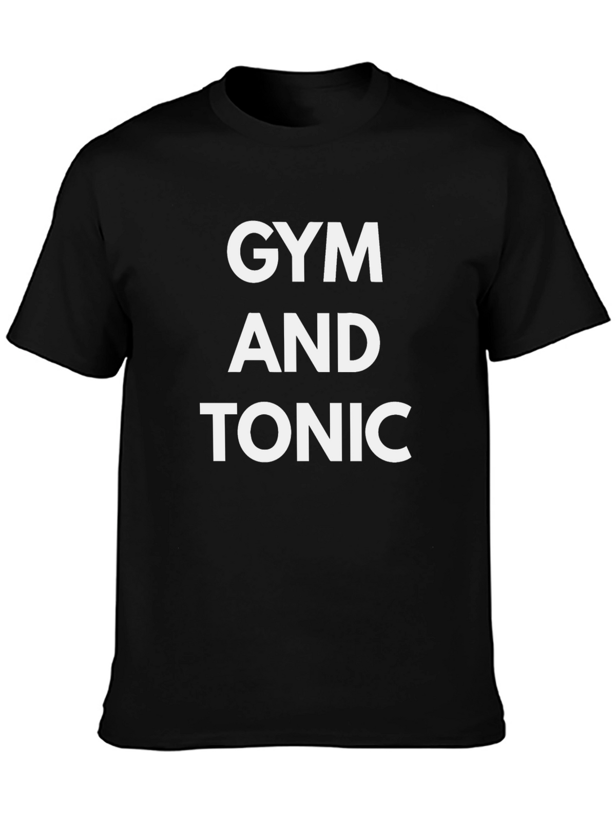 Gym and Tonic Black T-Shirt