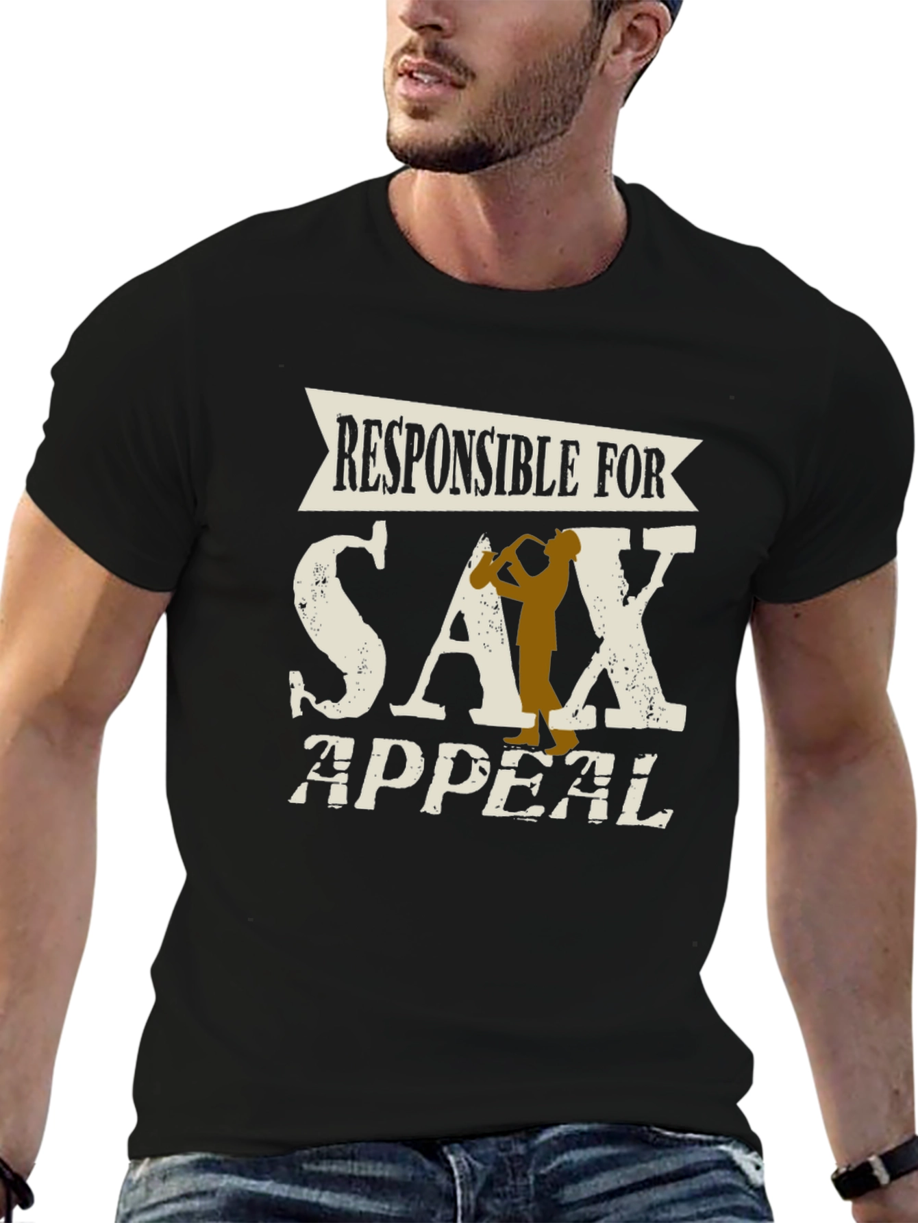 Responsible For Sax Appeal Graphic T-Shirt