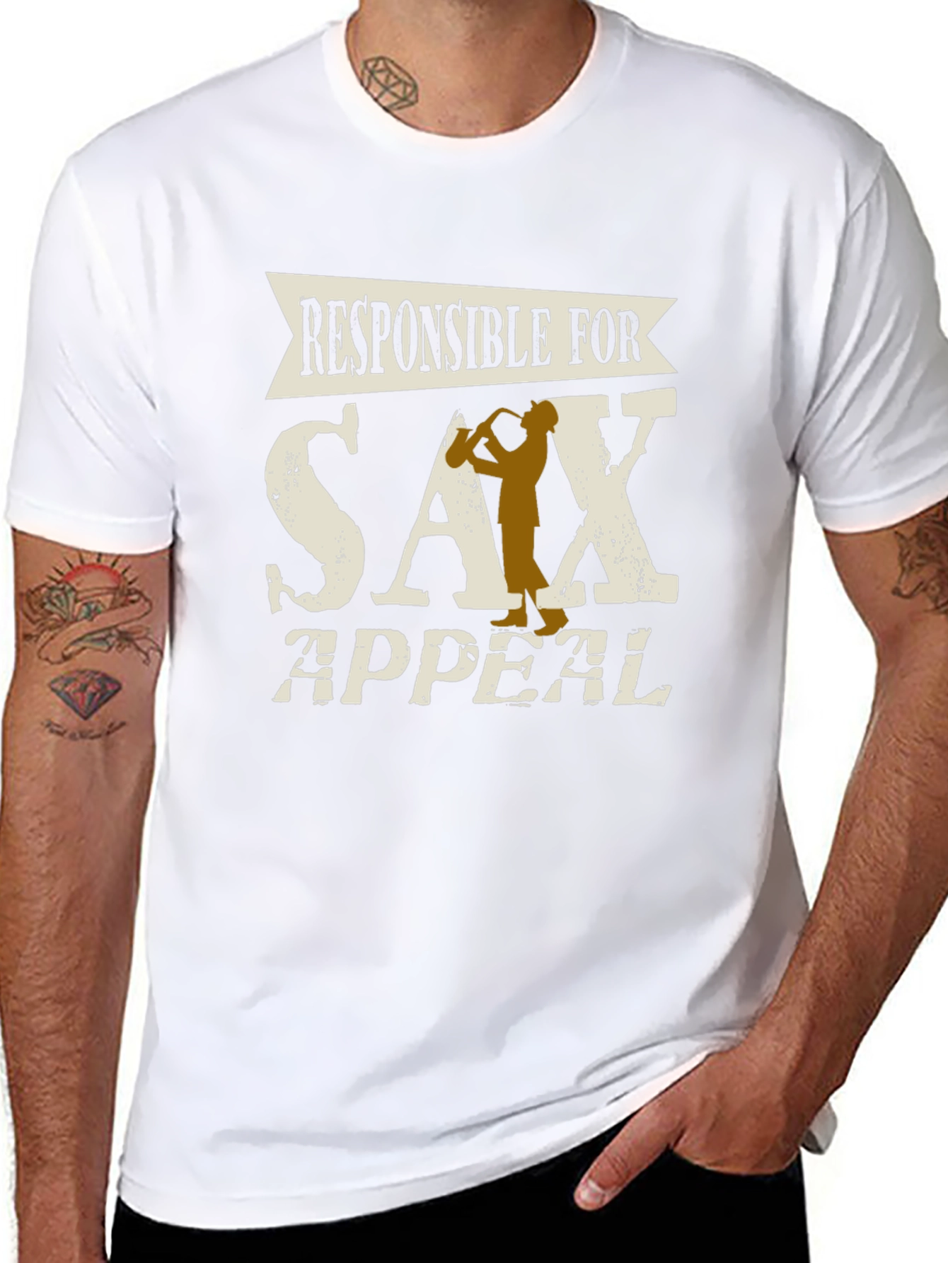 Responsible For Sax Appeal Graphic T-Shirt