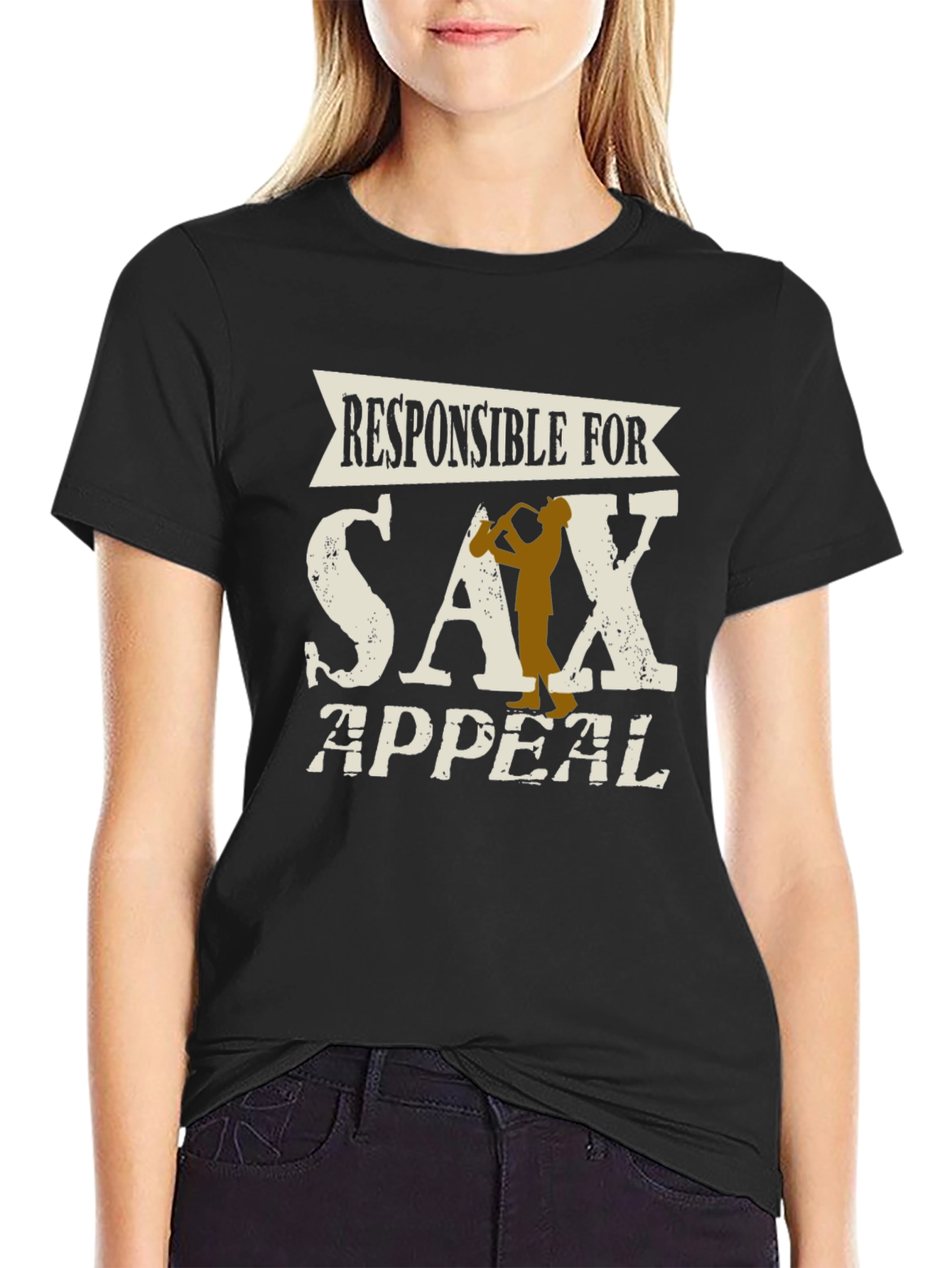 Responsible For Sax Appeal Graphic T-Shirt