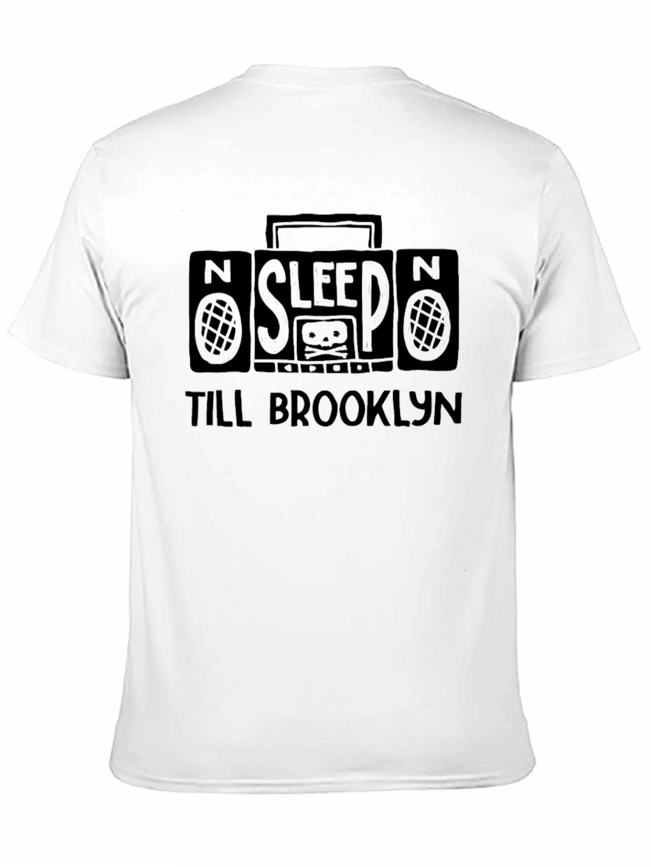 Sleep Till Brooklyn Graphic T-Shirt - Mens Black Tee