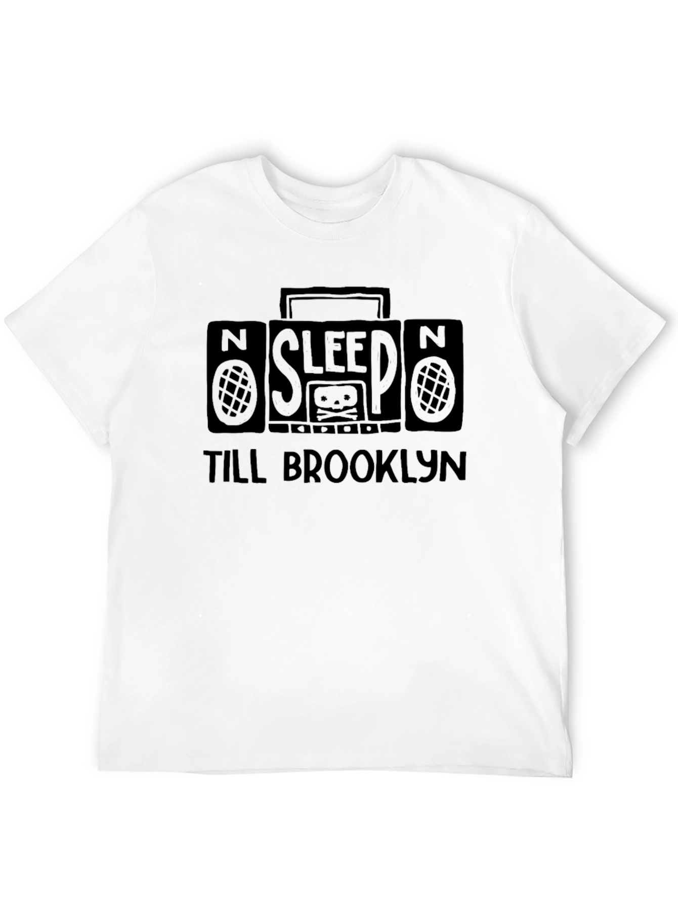 Sleep Till Brooklyn Graphic T-Shirt - Mens Black Tee