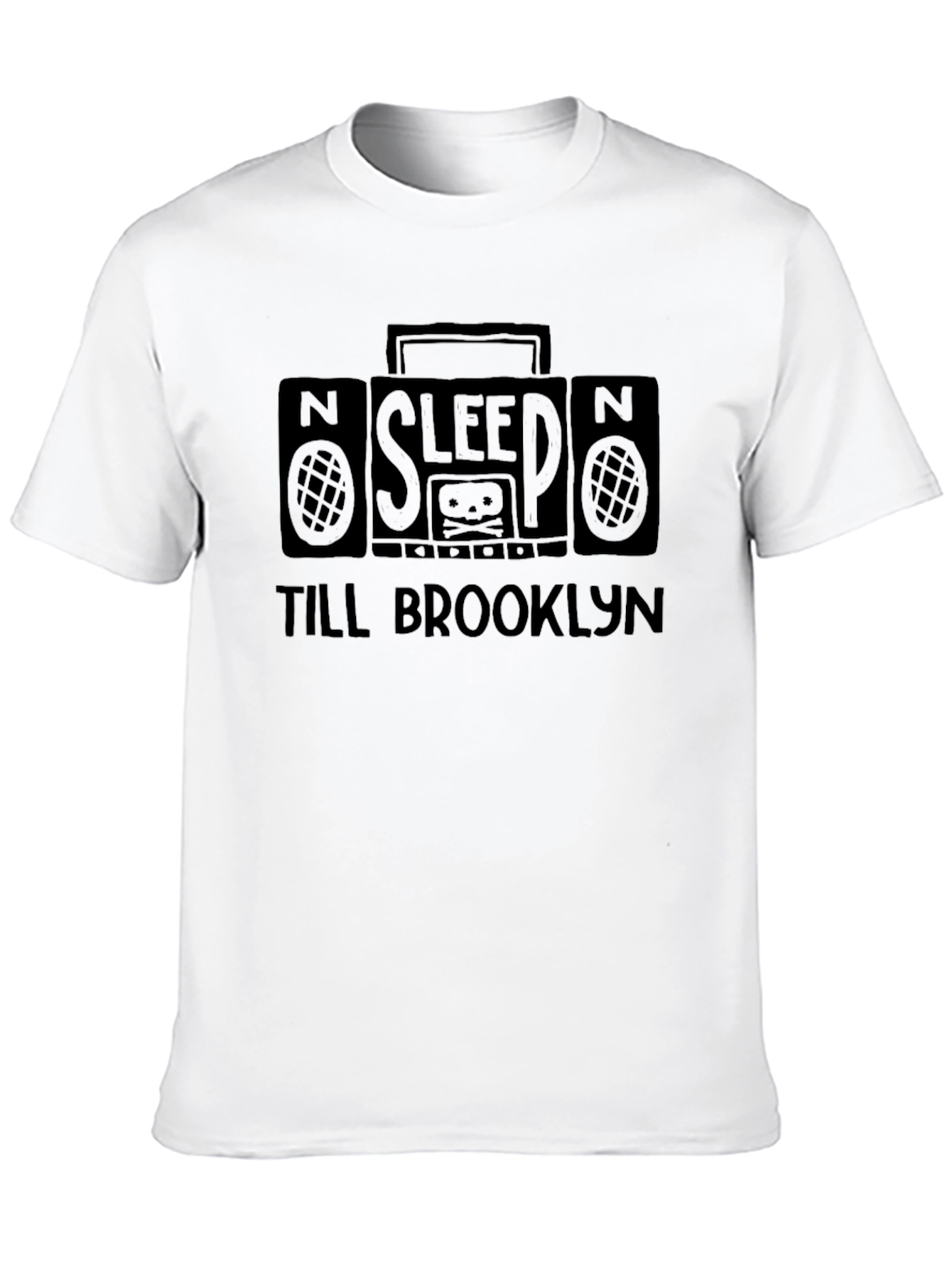 Sleep Till Brooklyn Graphic T-Shirt - Mens Black Tee