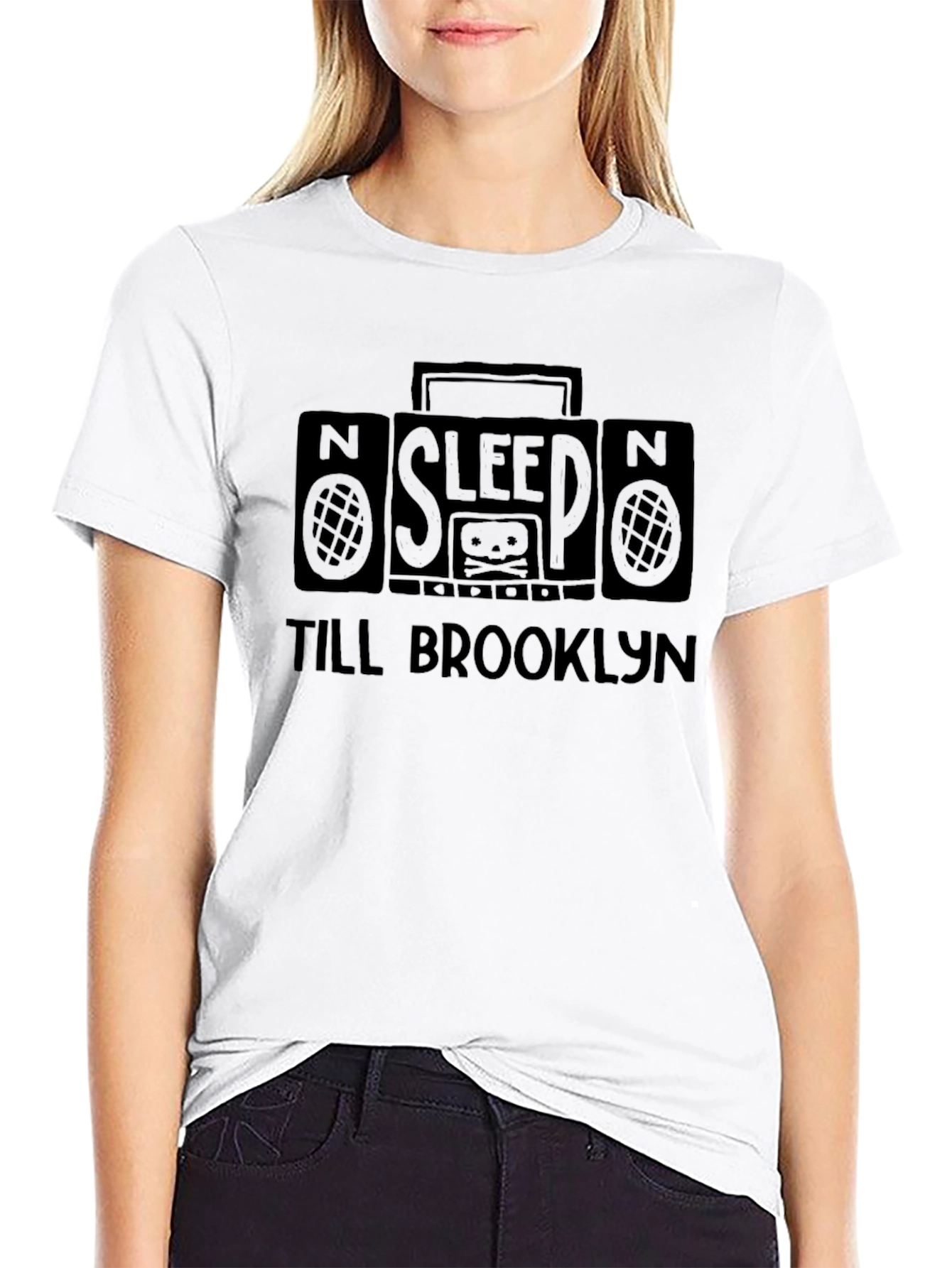 Sleep Till Brooklyn Graphic T-Shirt - Mens Black Tee