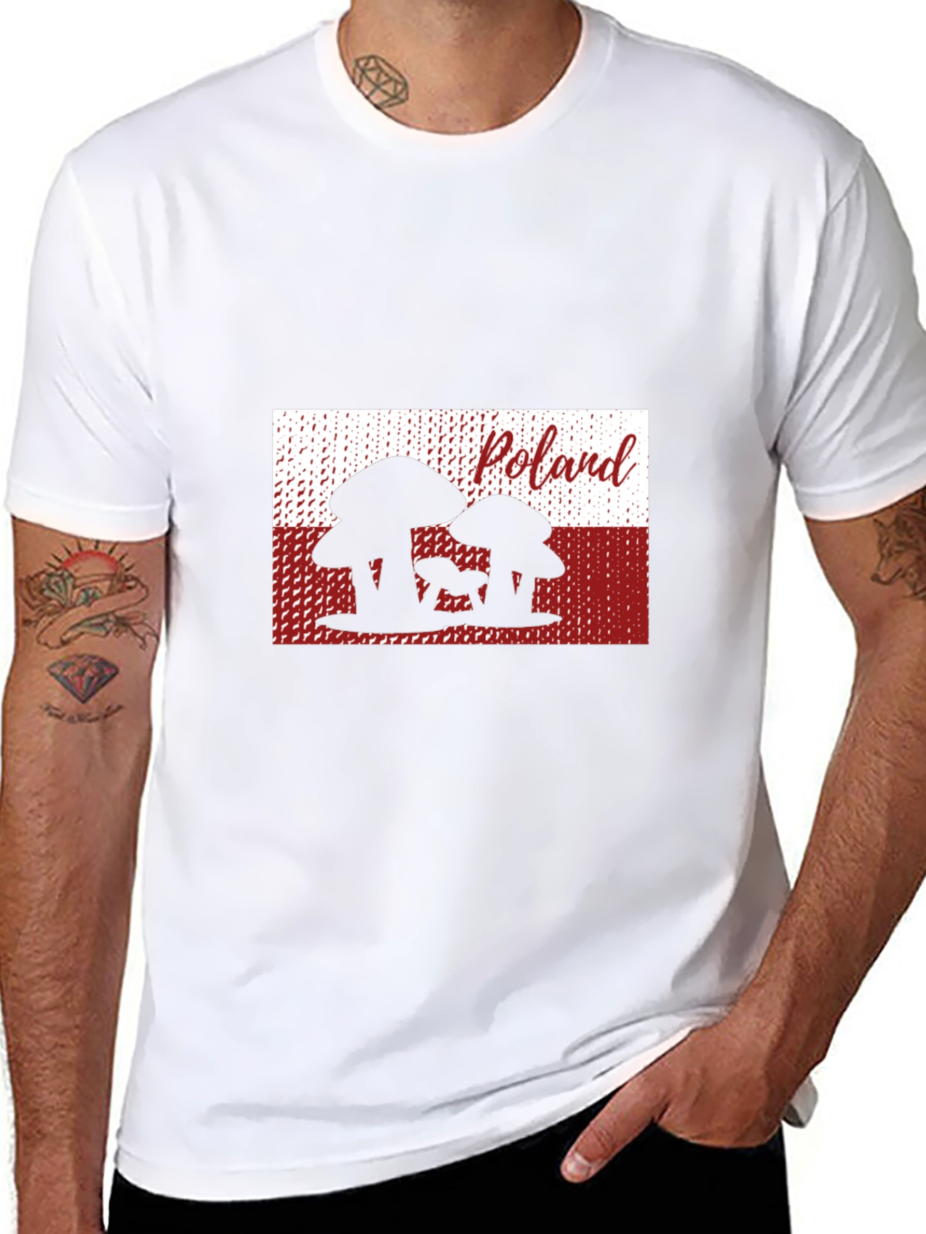 Poland Mushroom T-Shirt - Unique Polish Design