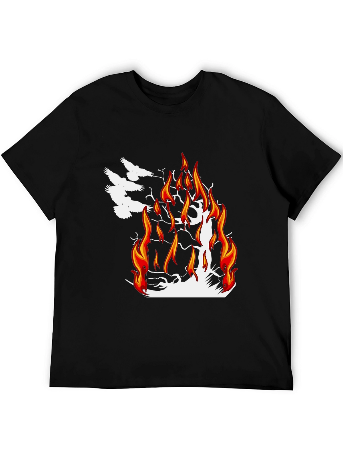 Burning Tree Graphic Tee