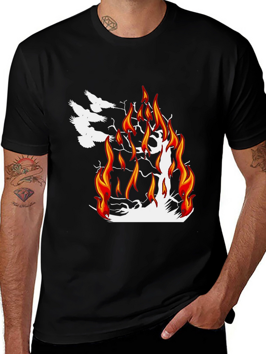 Burning Tree Graphic Tee
