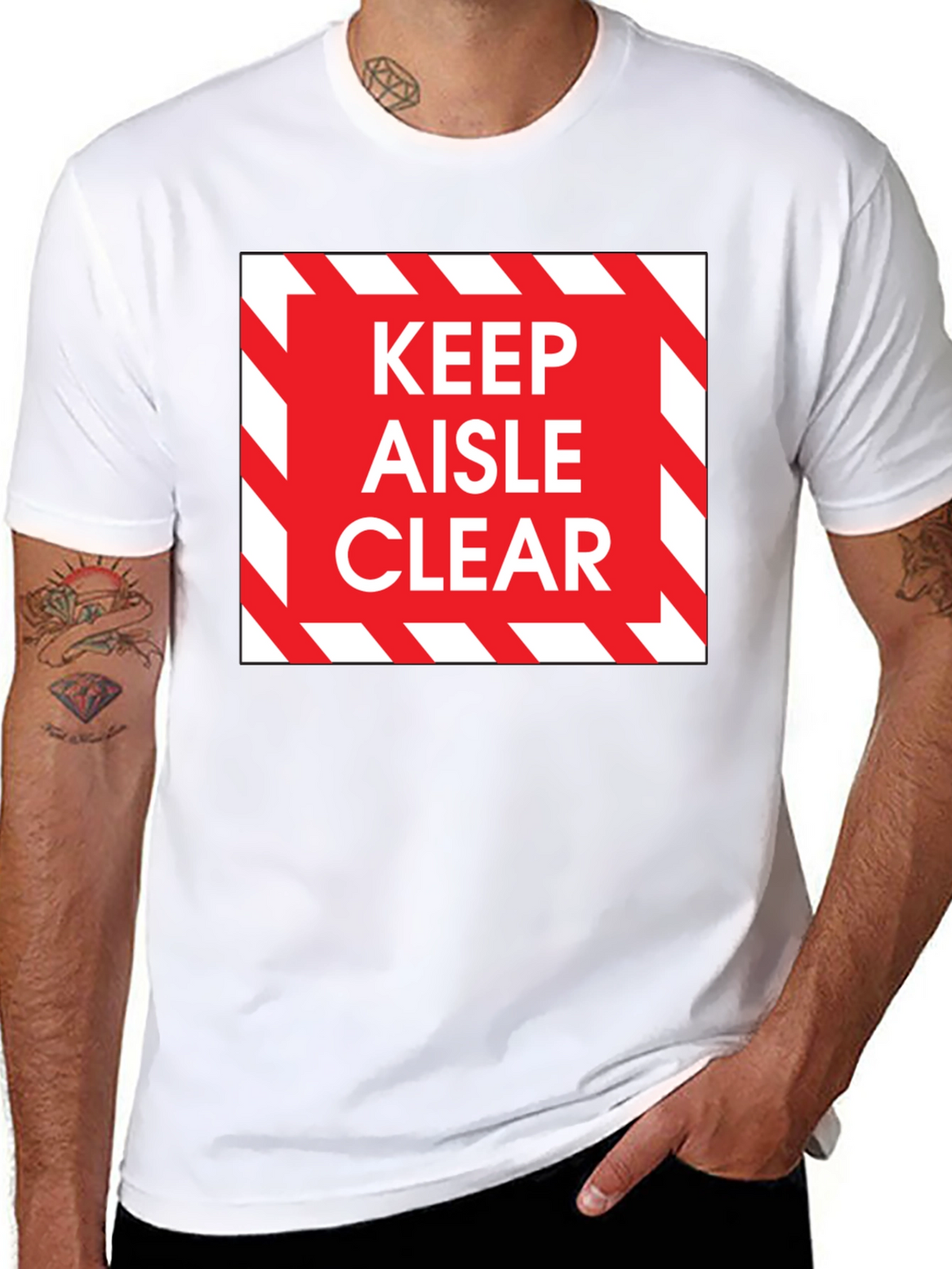 Keep Aisle Clear T-Shirt - Safety Design Tee