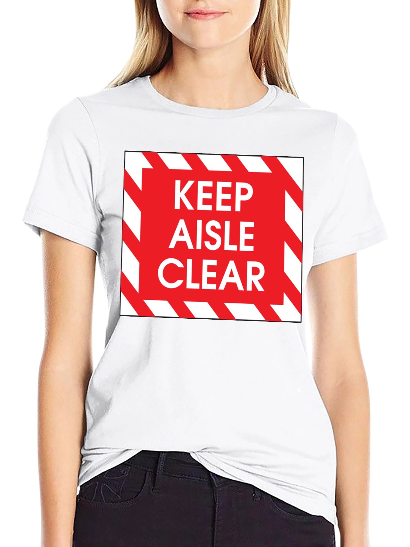 Keep Aisle Clear T-Shirt - Safety Design Tee