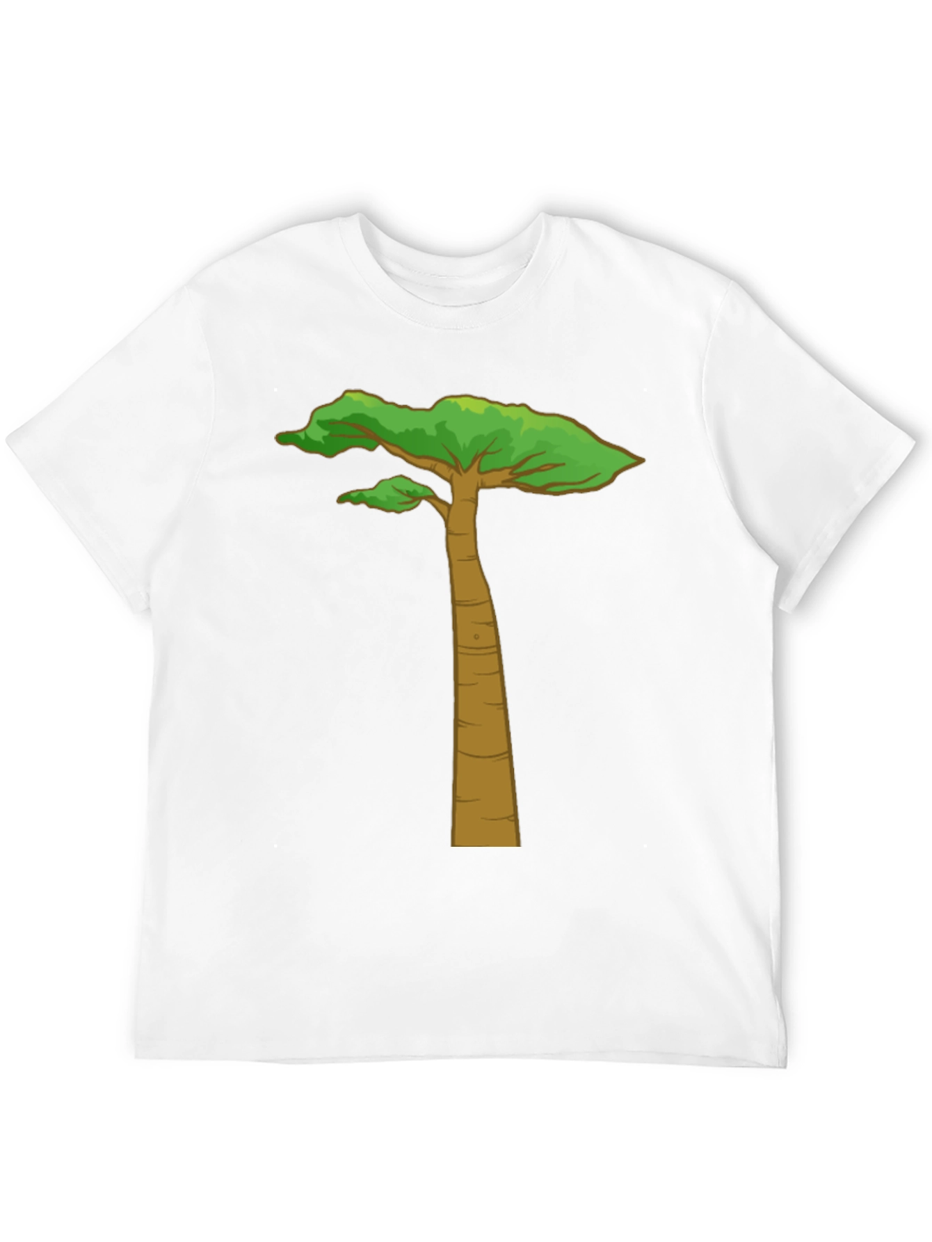 Arid Tree Graphic Tee - Black Cotton T-Shirt