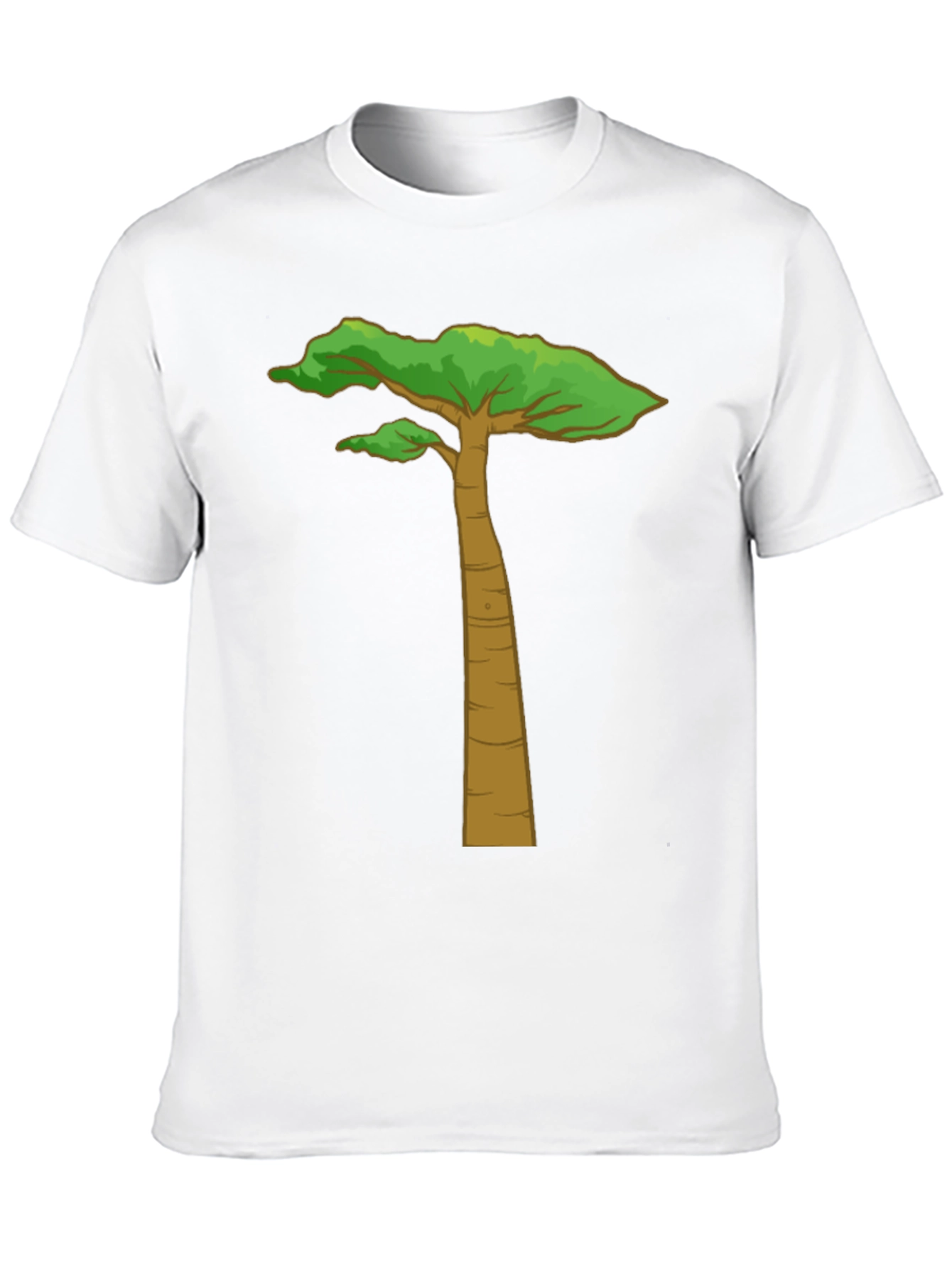Arid Tree Graphic Tee - Black Cotton T-Shirt