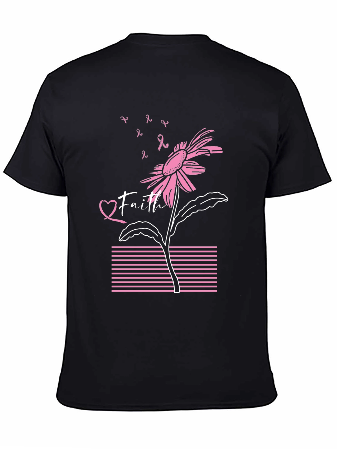Faith Breast Cancer Awareness T-Shirt