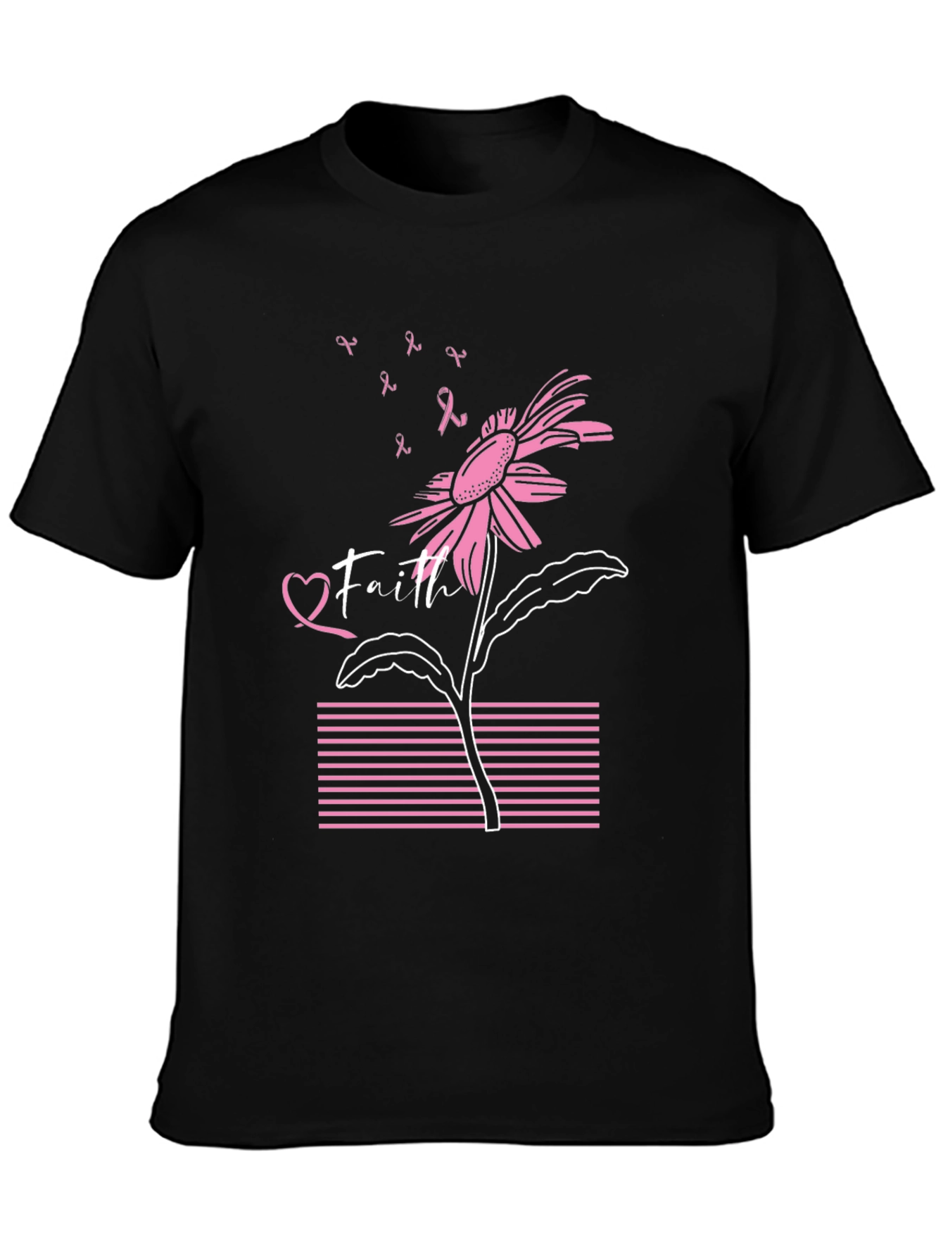 Faith Breast Cancer Awareness T-Shirt