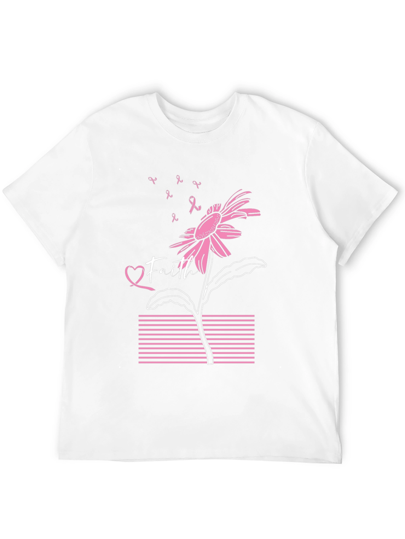 Faith Breast Cancer Awareness T-Shirt