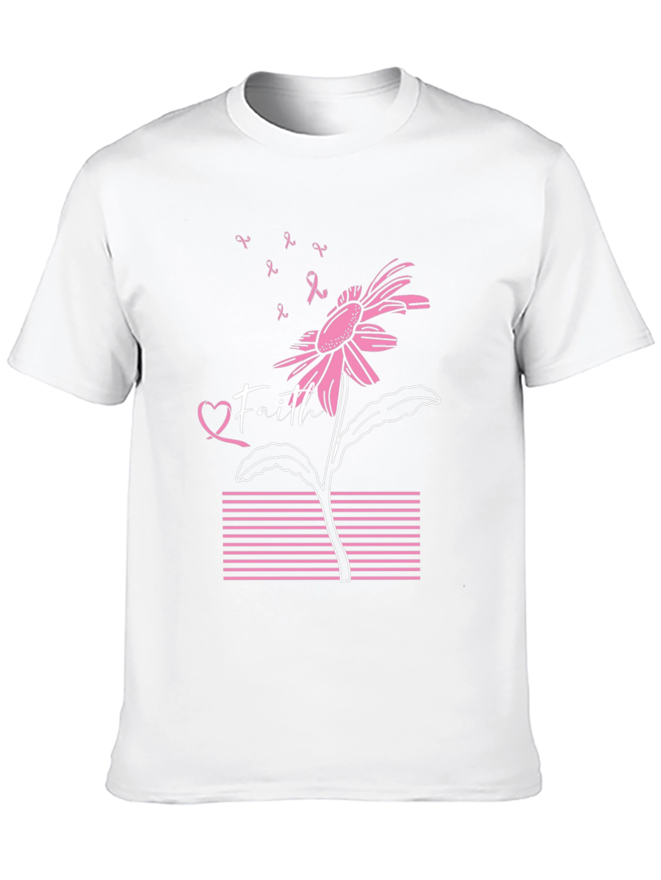 Faith Breast Cancer Awareness T-Shirt