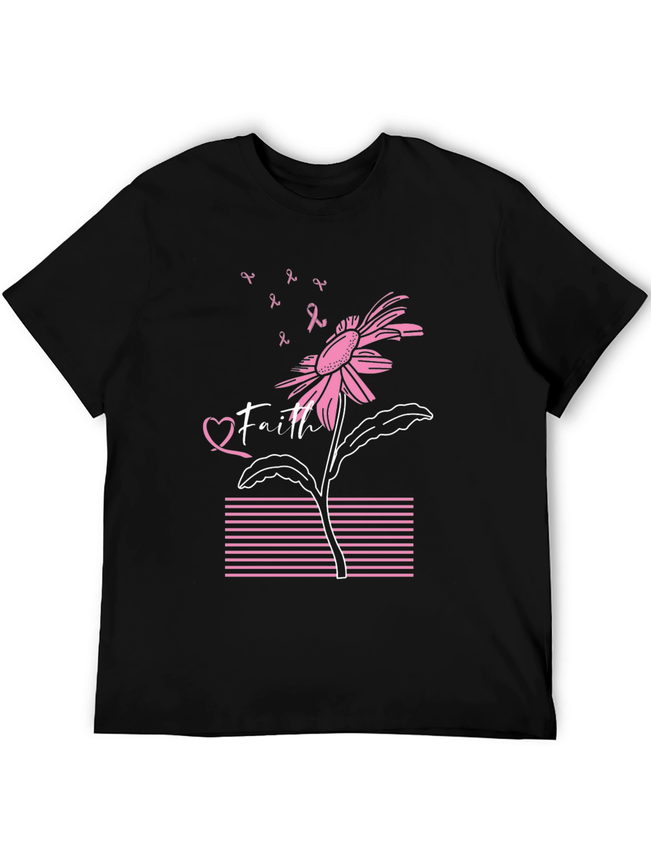Faith Breast Cancer Awareness T-Shirt
