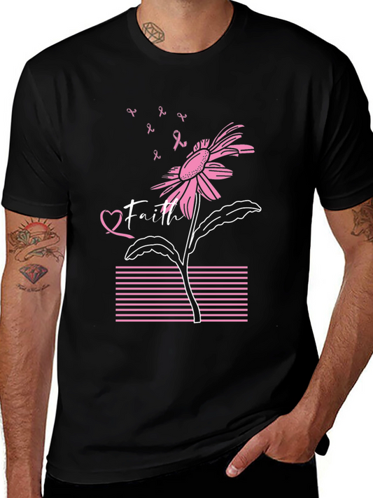 Faith Breast Cancer Awareness T-Shirt