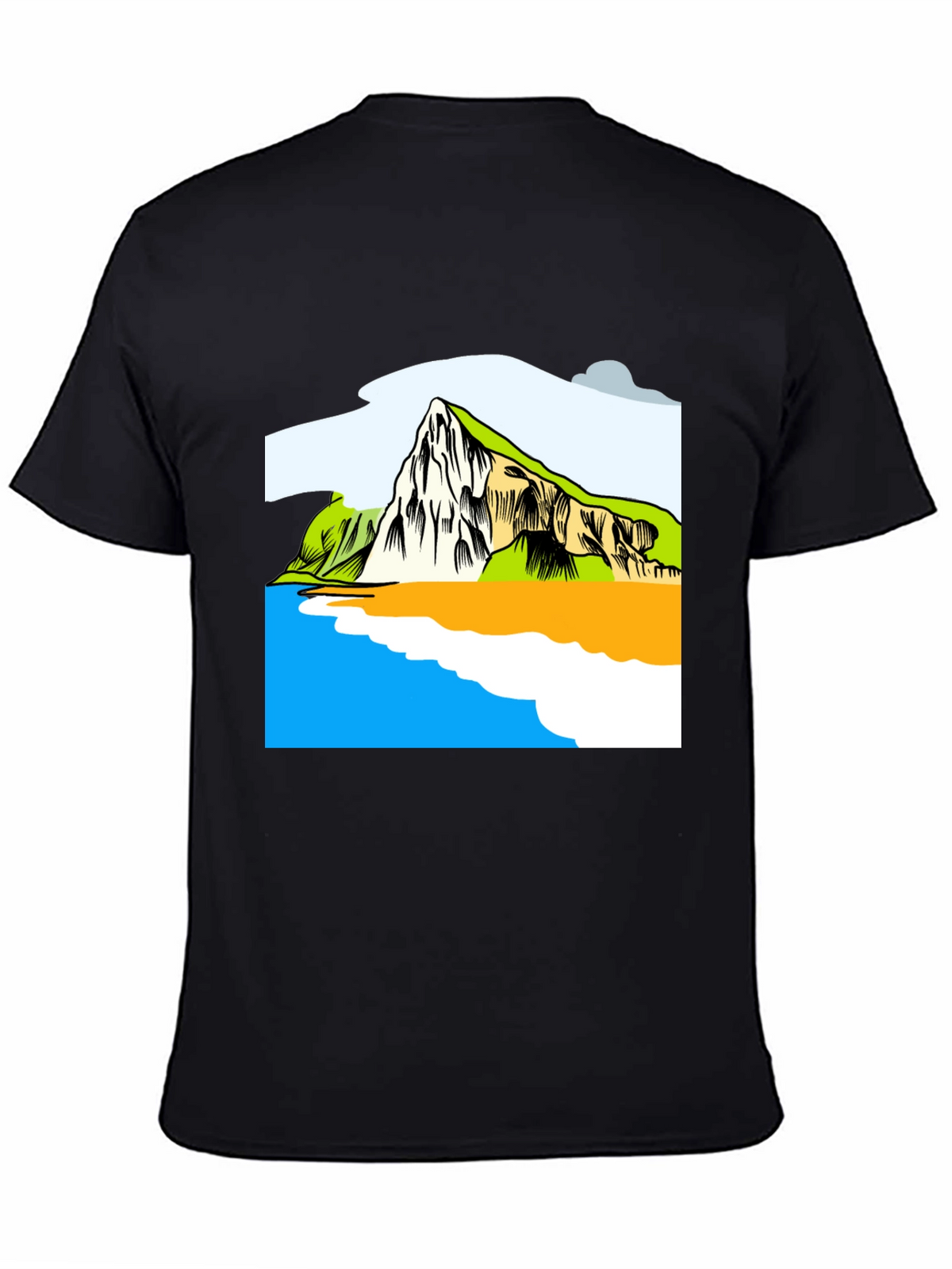 Scenic Landscape Graphic Tee - Soft Cotton Shirt