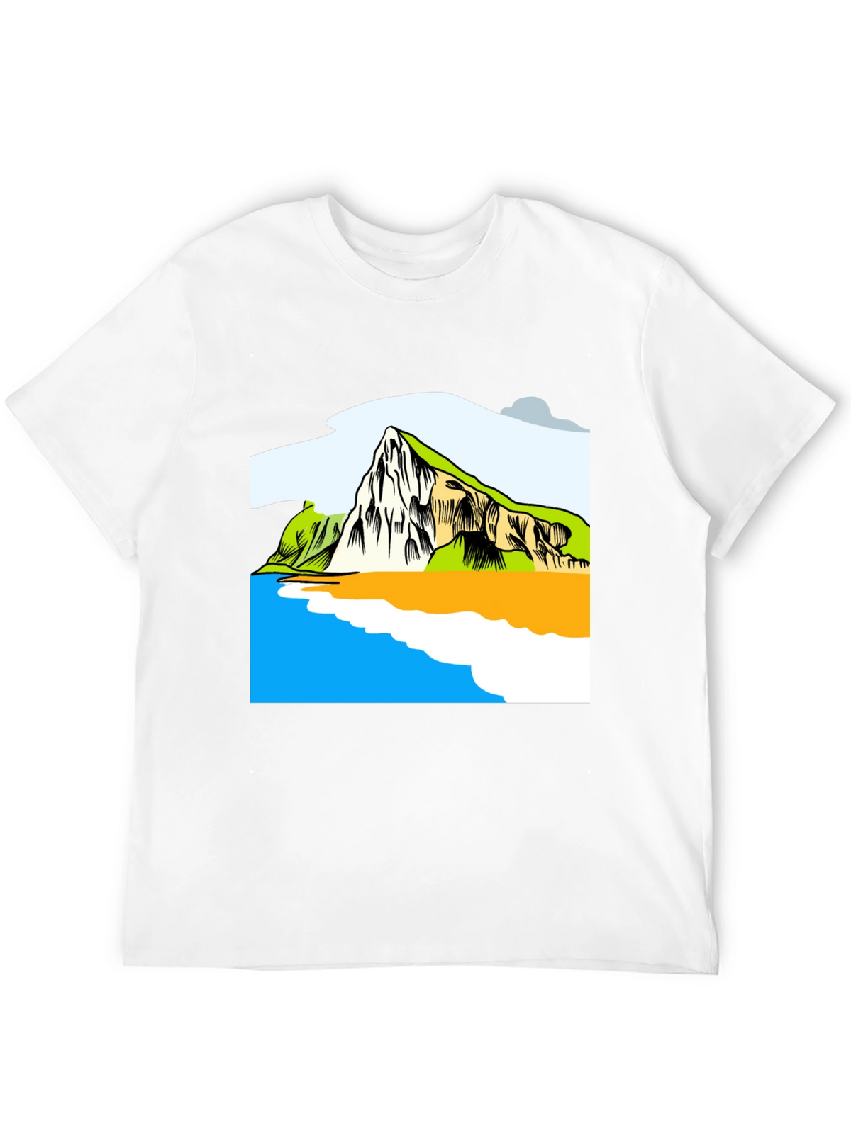 Scenic Landscape Graphic Tee - Soft Cotton Shirt