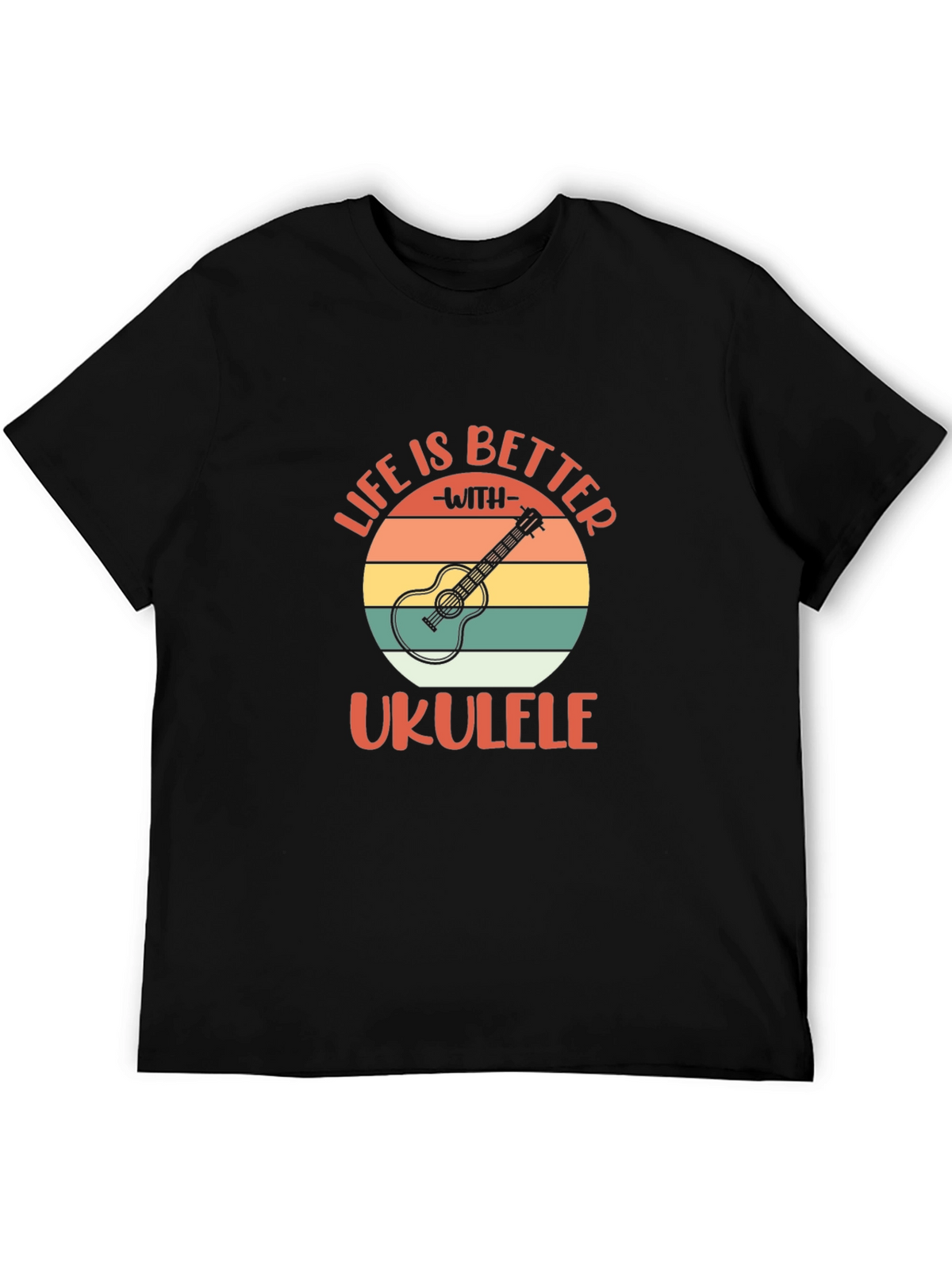 Life is Better with Ukulele Graphic T-Shirt