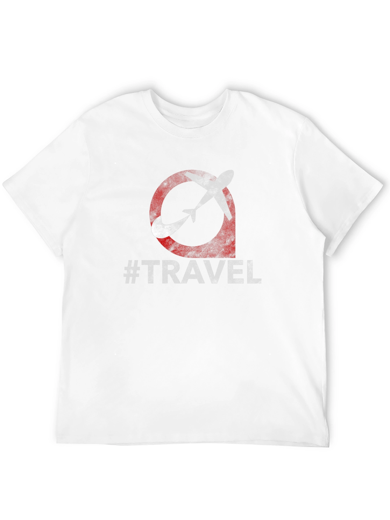 Travel T-Shirt - Airplane Logo Black Tee