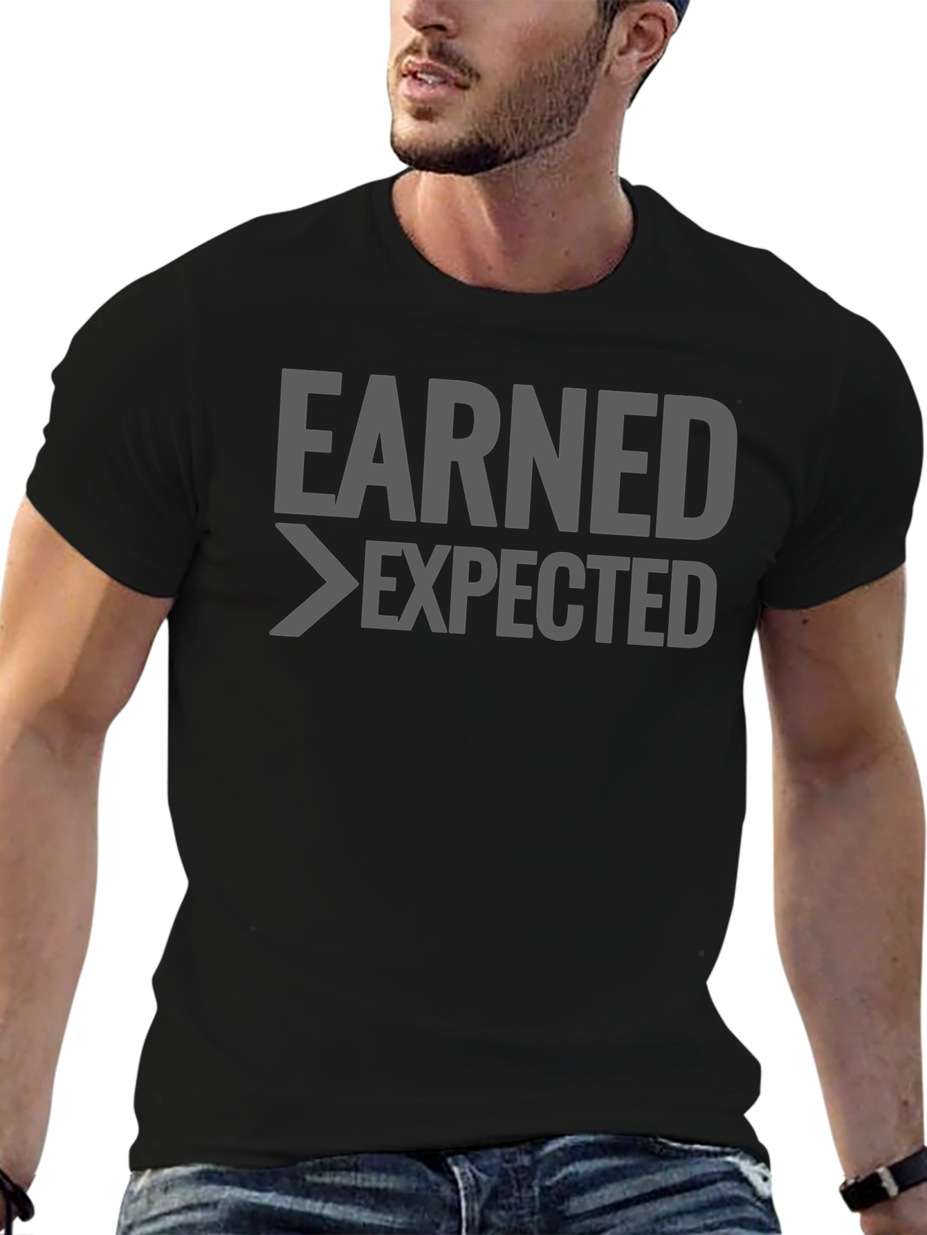 Earned > Expected Mens Graphic T-Shirt