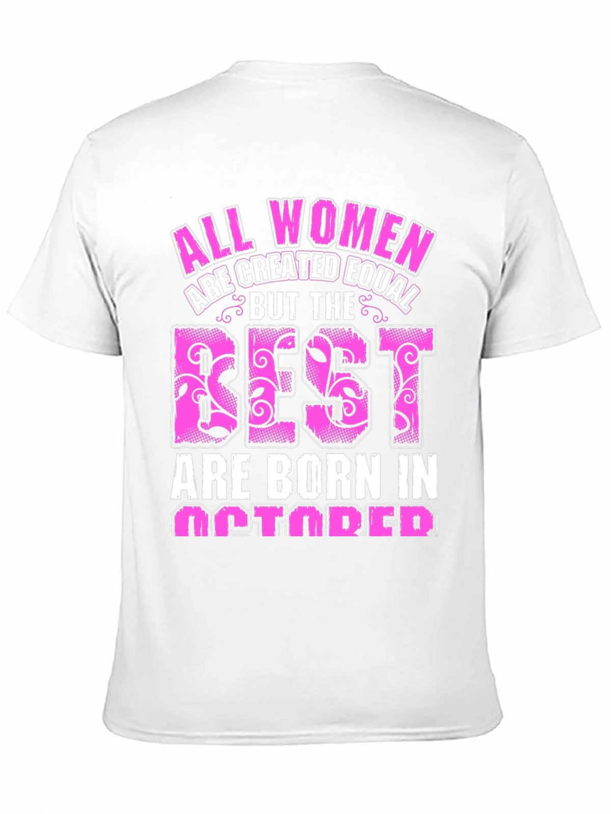 October Birthday Womens Graphic Tee