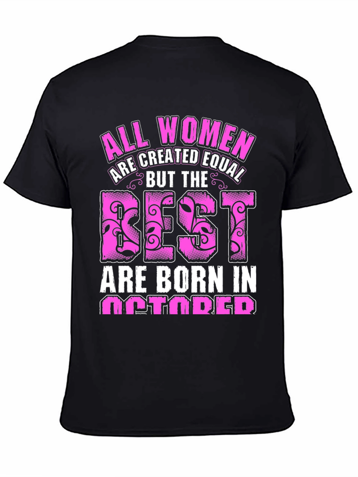 October Birthday Womens Graphic Tee