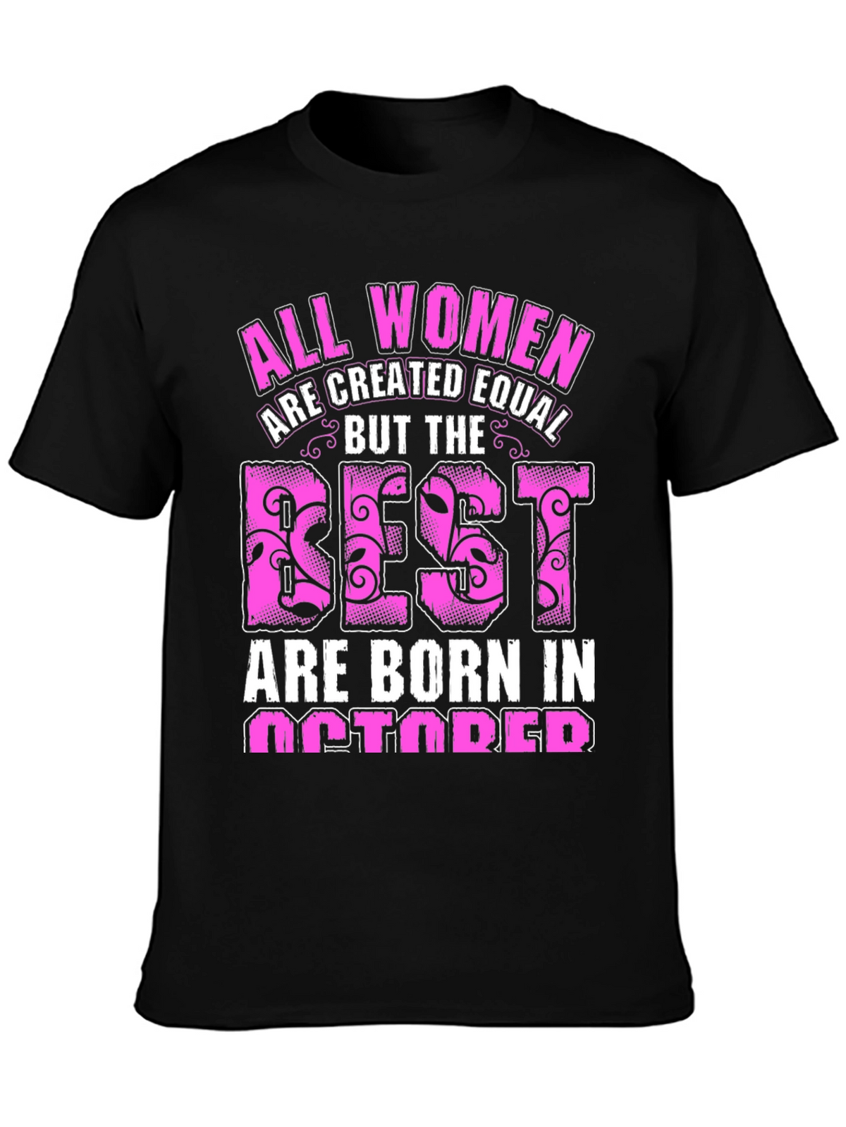 October Birthday Womens Graphic Tee