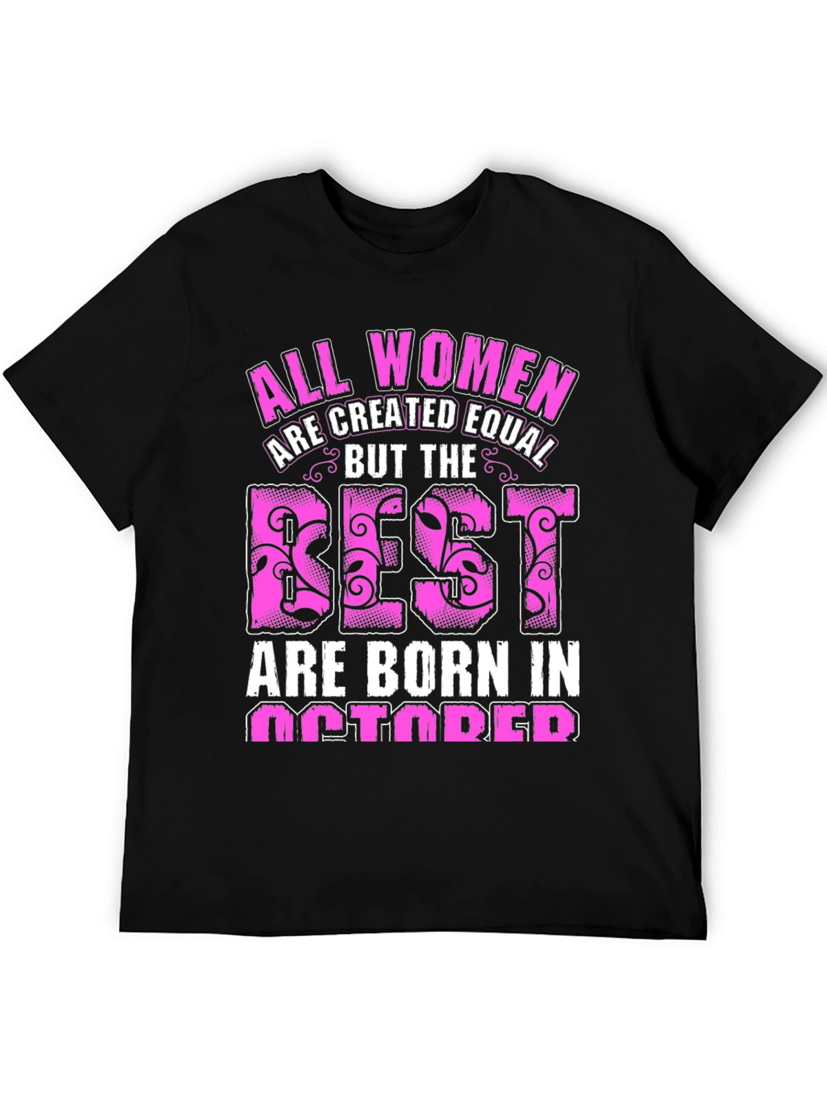 October Birthday Womens Graphic Tee