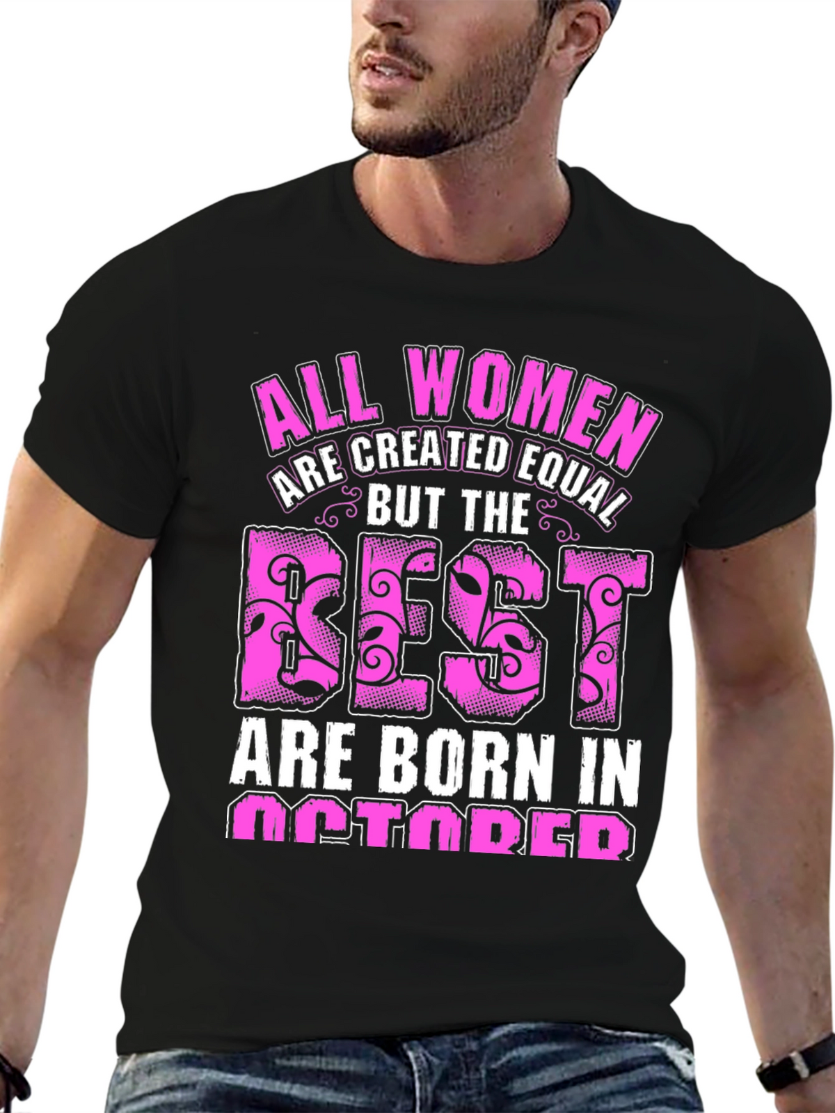 October Birthday Womens Graphic Tee