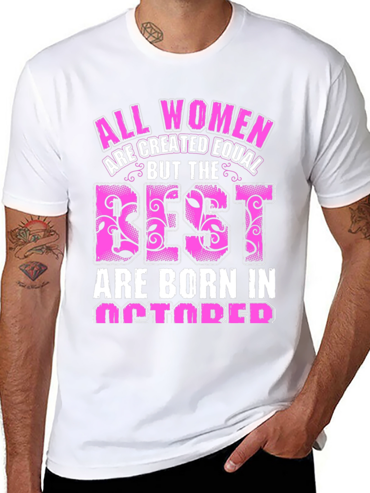 October Birthday Womens Graphic Tee