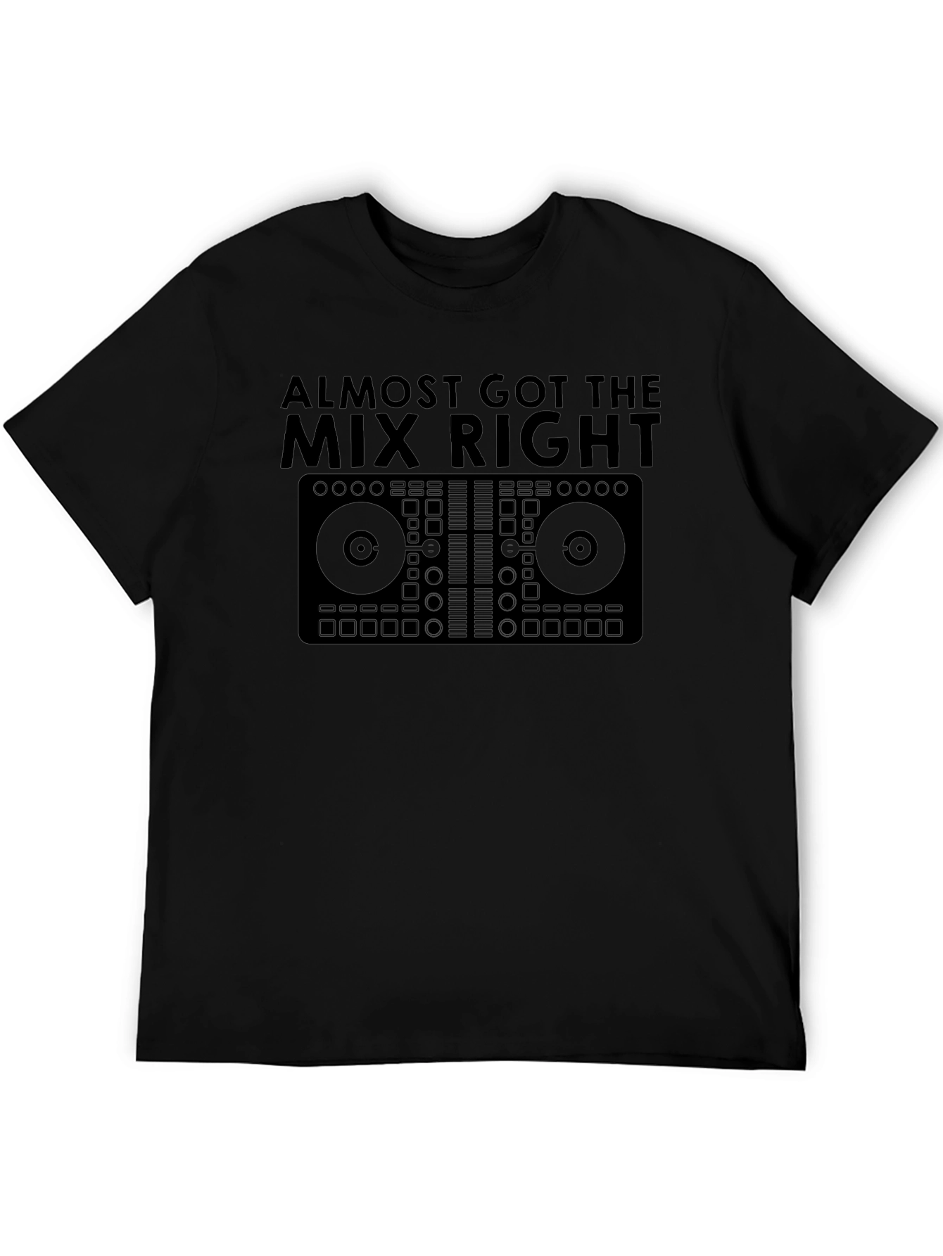 DJ Mix Right Graphic T-Shirt - Musician Apparel