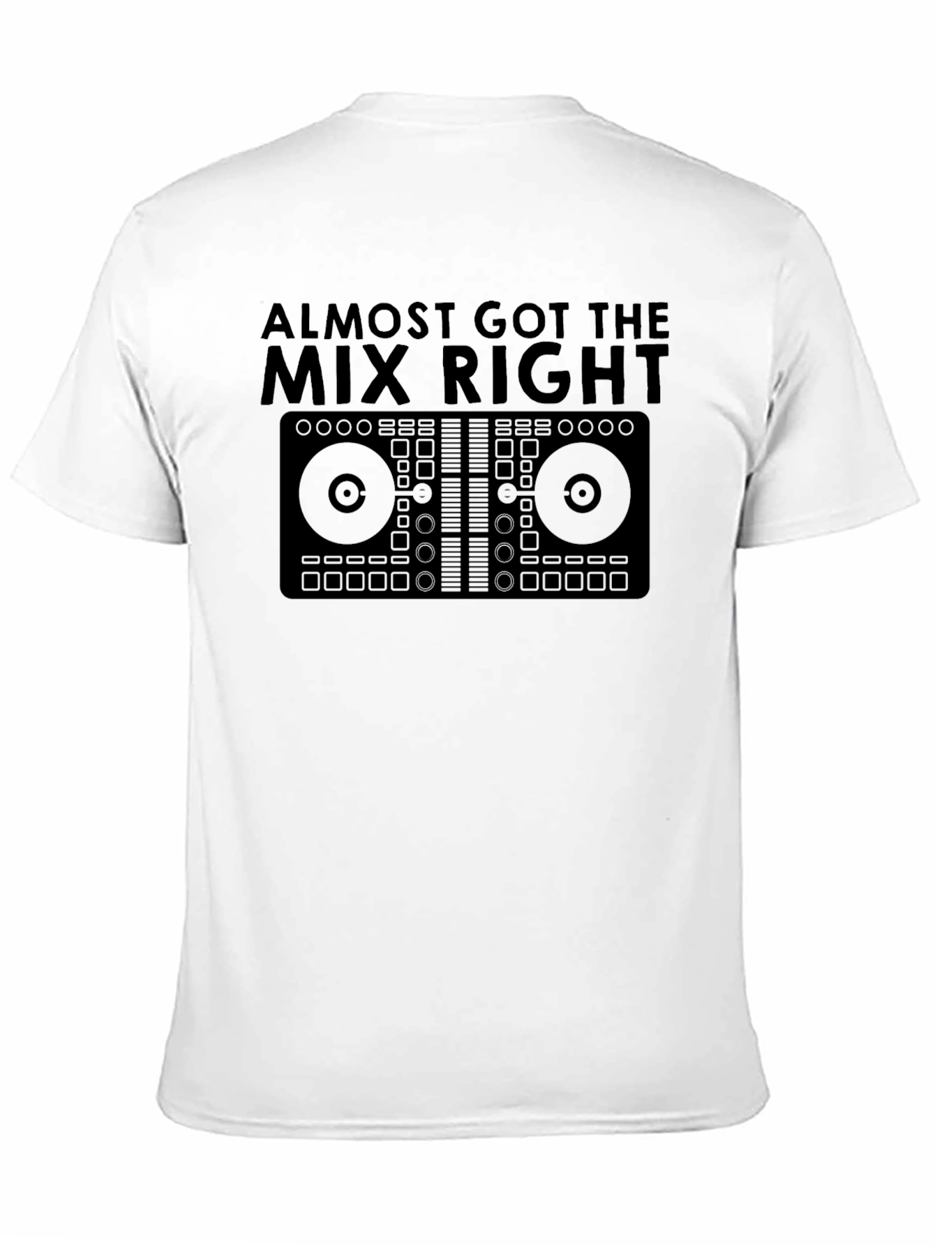 DJ Mix Right Graphic T-Shirt - Musician Apparel