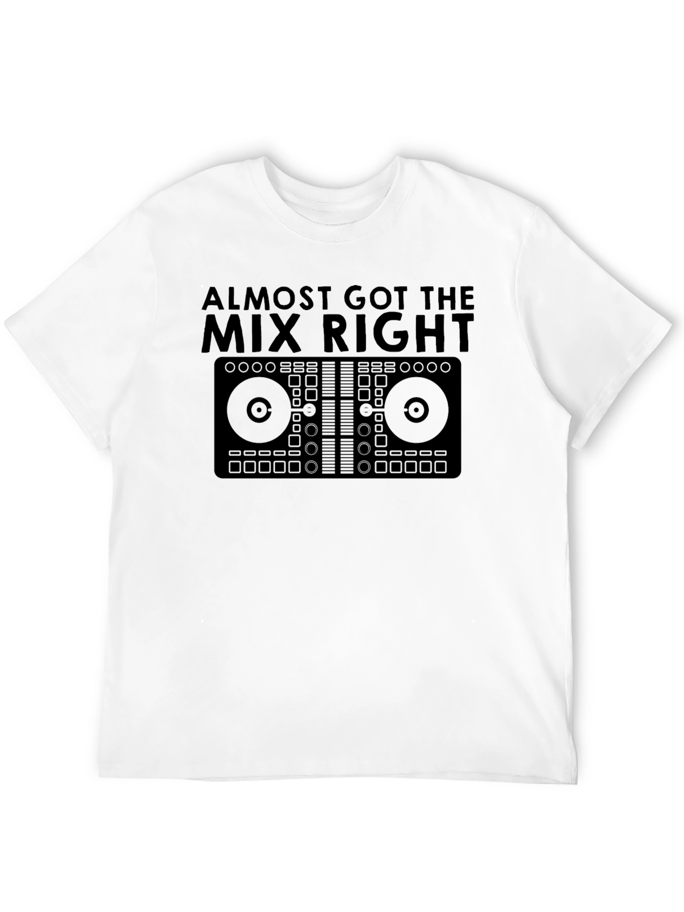 DJ Mix Right Graphic T-Shirt - Musician Apparel
