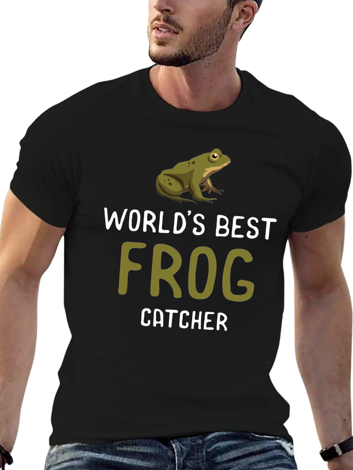 Worlds Best Frog Catcher Graphic Tee
