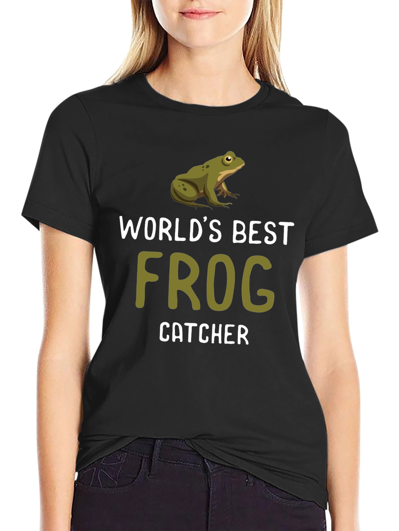 Worlds Best Frog Catcher Graphic Tee