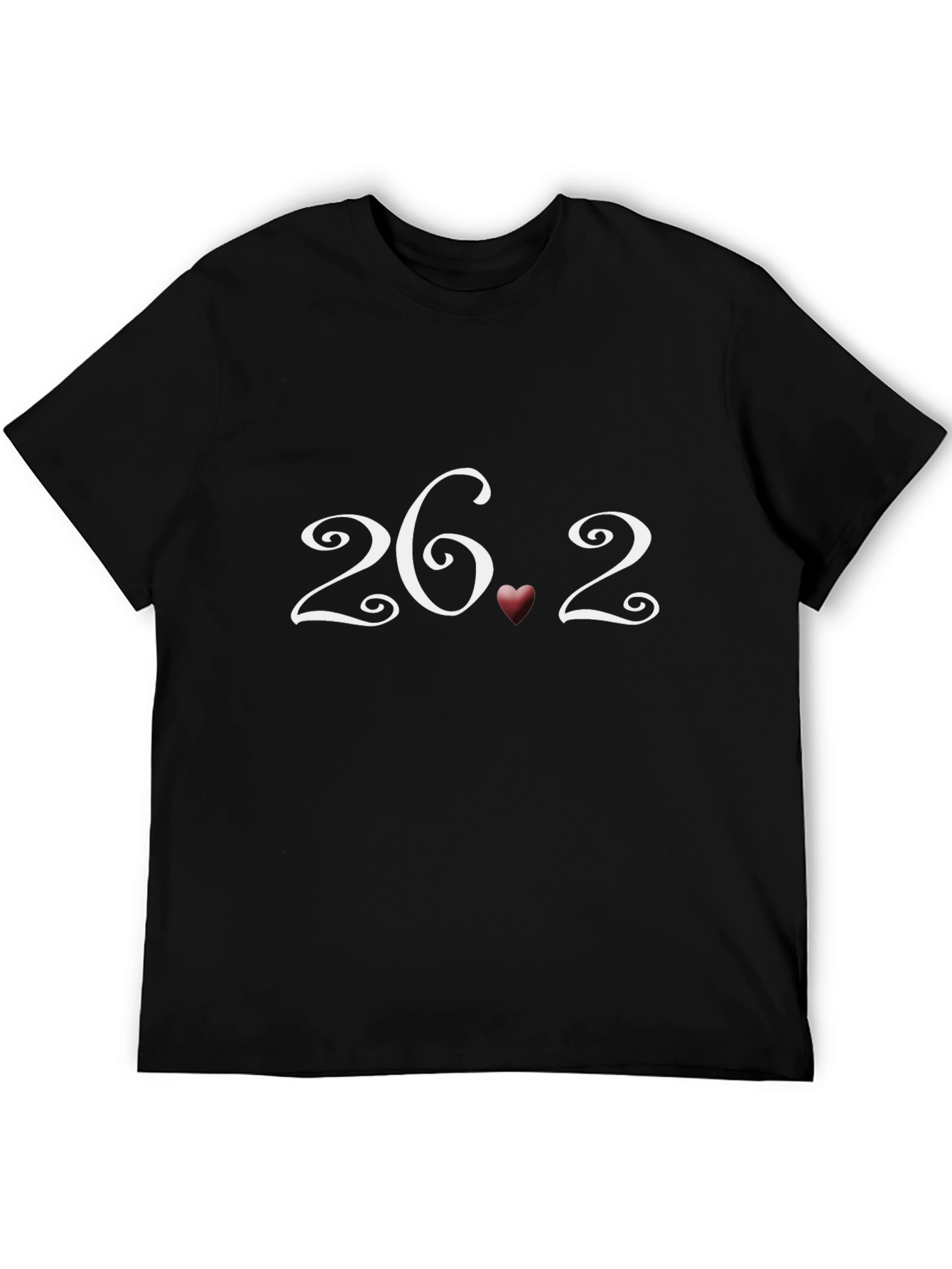 26.2 Marathon Heart T-Shirt - Running Lover Tee