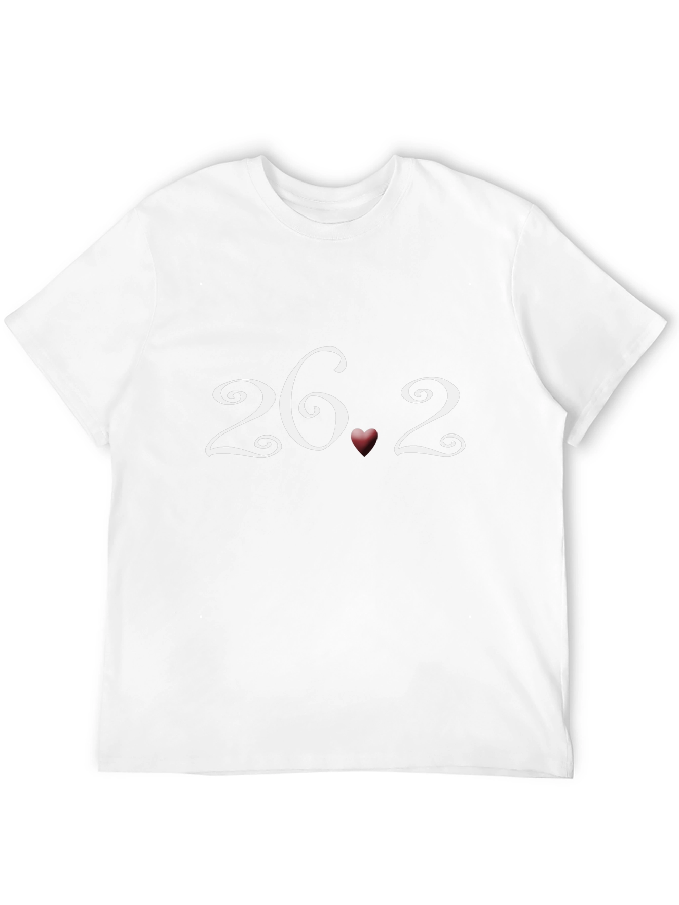 26.2 Marathon Heart T-Shirt - Running Lover Tee